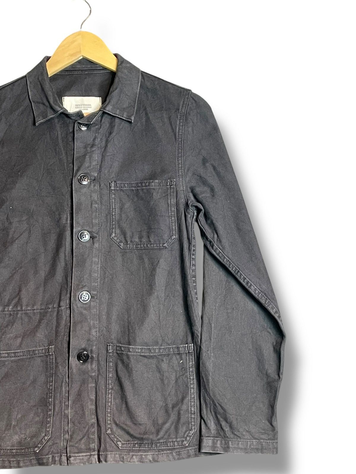 Vintage × Zucca Zucca x Travail Distressed Plain Jacket (27) Size US S / EU 44-46 / 1 - 4 Thumbnail