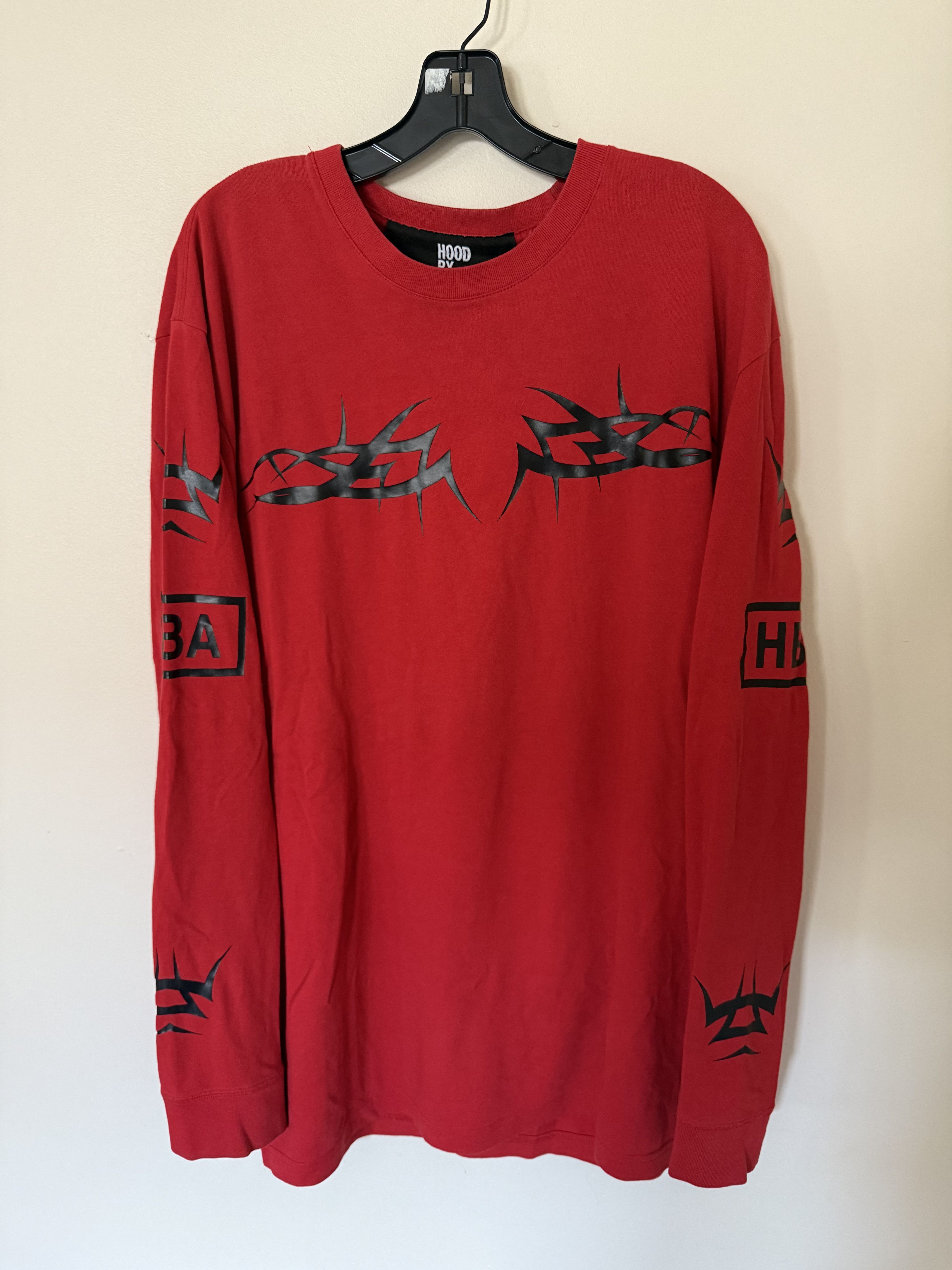 トップス HOOD BY AIR. HBA RARE T-shirt RARE HOOD BY AIR X-RAY Multicolor Longsleeve Men's Graphic T