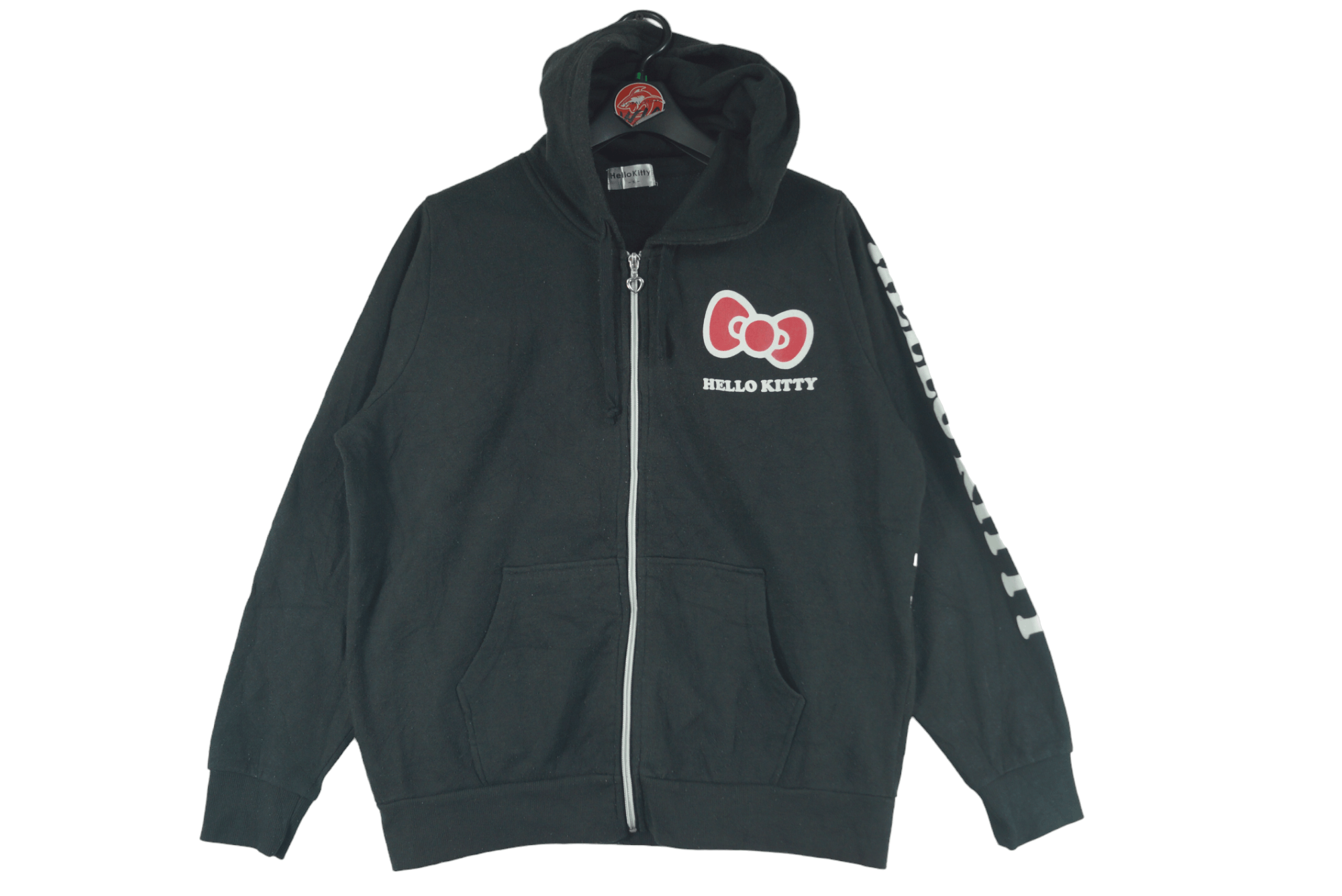 Vintage Hello Kitty Hoodie Zipper Backhit Nice Design