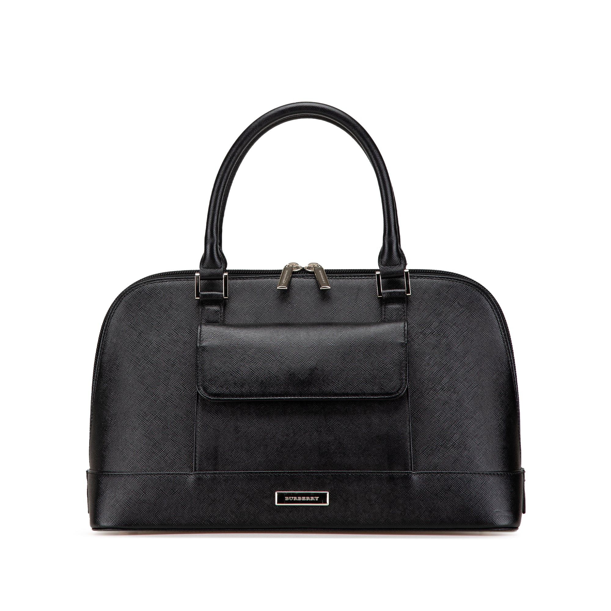 Burberry Burberry Leather Handbag Black Size ONE SIZE - 1 Thumbnail