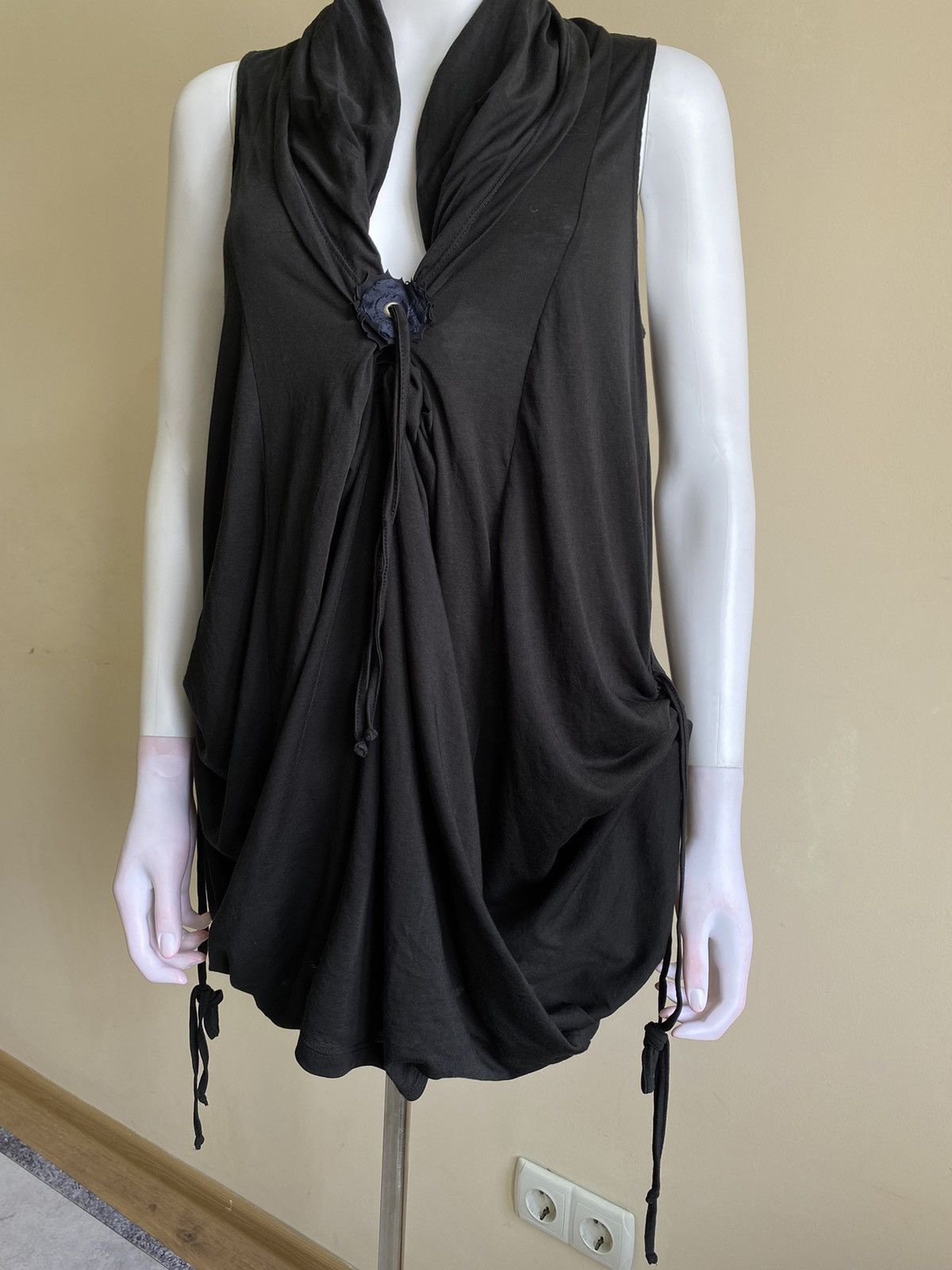 Marithe + Francois Girbaud Marithe Francois Girbaud Avant Garde Sleeveless Mini Dress Size M / US 6-8 / IT 42-44 - 4 Thumbnail
