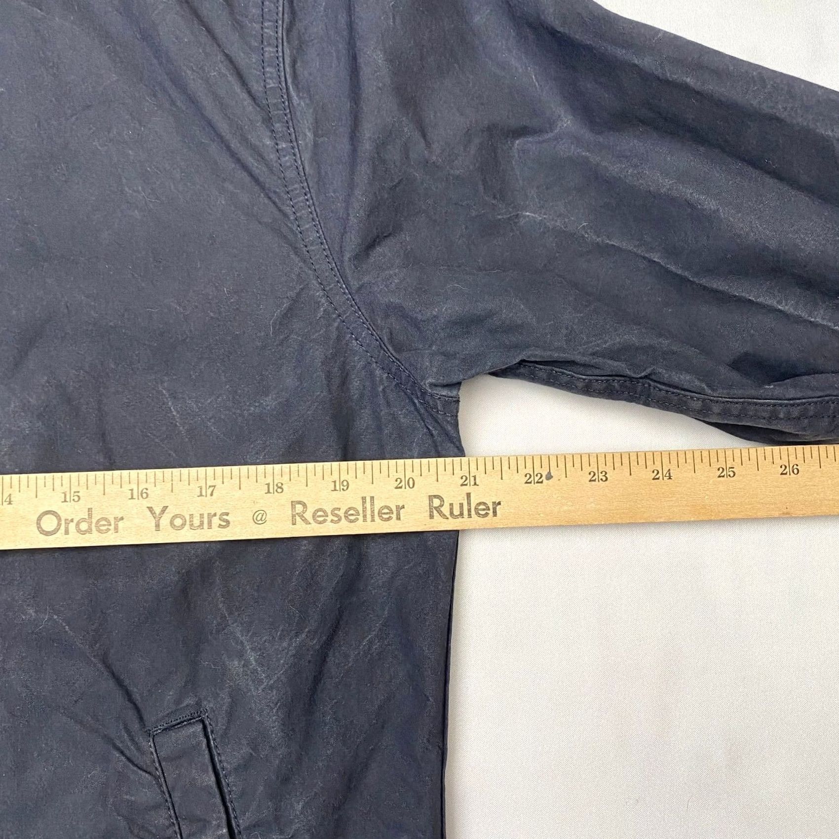 Taylor Stitch Taylor Stitch Dry Waxed Jacket Men’s Bomber Jacket S Blue Barn Chore Halley Stevenson Barn Chore Men’s Size US S / EU 44-46 / 1 - 6 Thumbnail