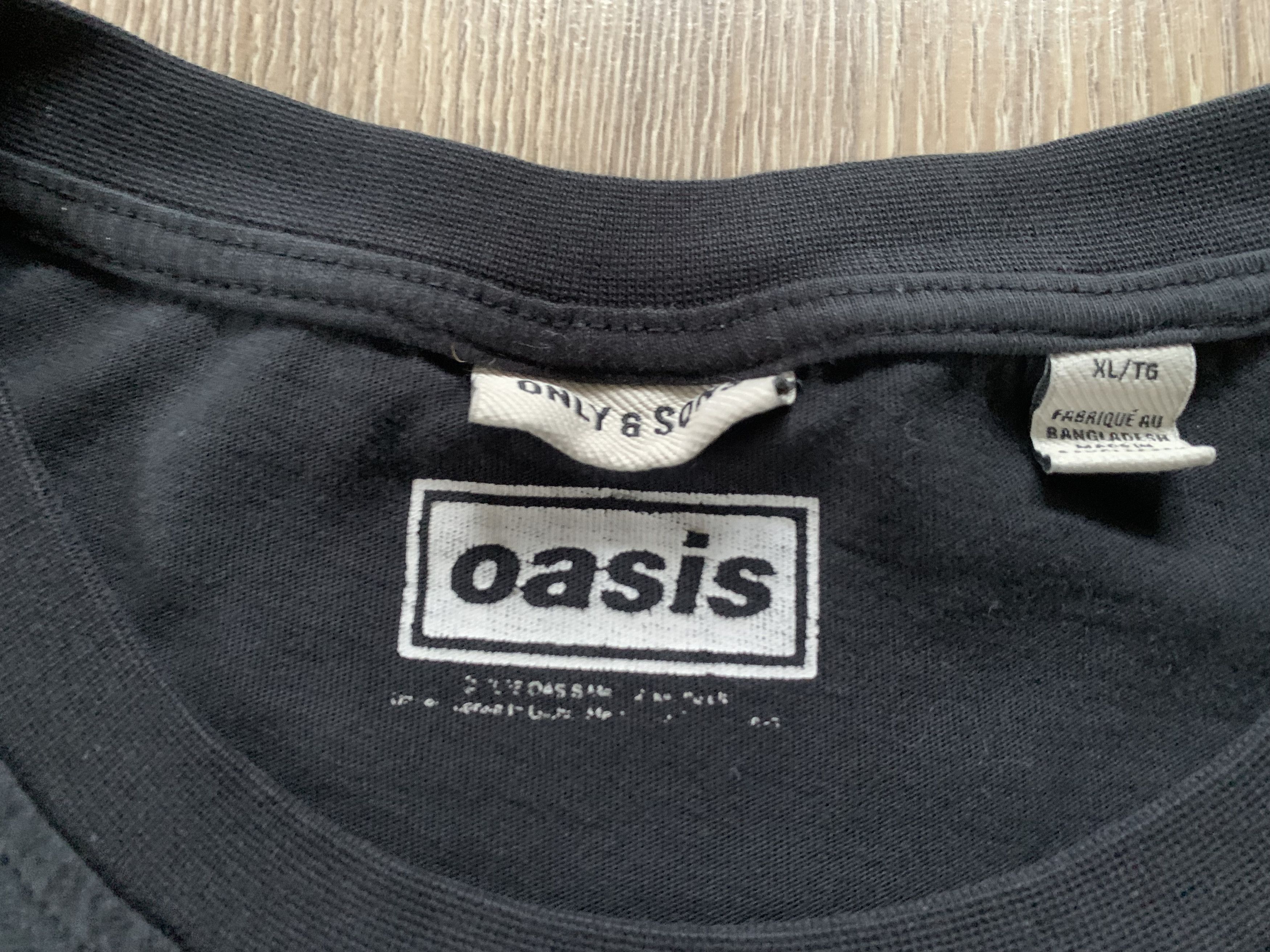 Band Tees Oasis Gildan Big Logo T Shirt Size US XL / EU 56 / 4 - 6 Thumbnail