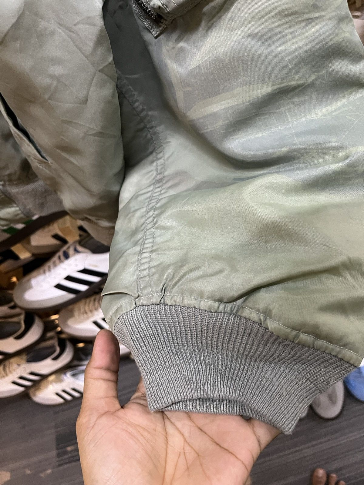 Japanese Brand Vintage Military Air Force Flight Army Bomber Jacket Size US L / EU 52-54 / 3 - 3 Thumbnail