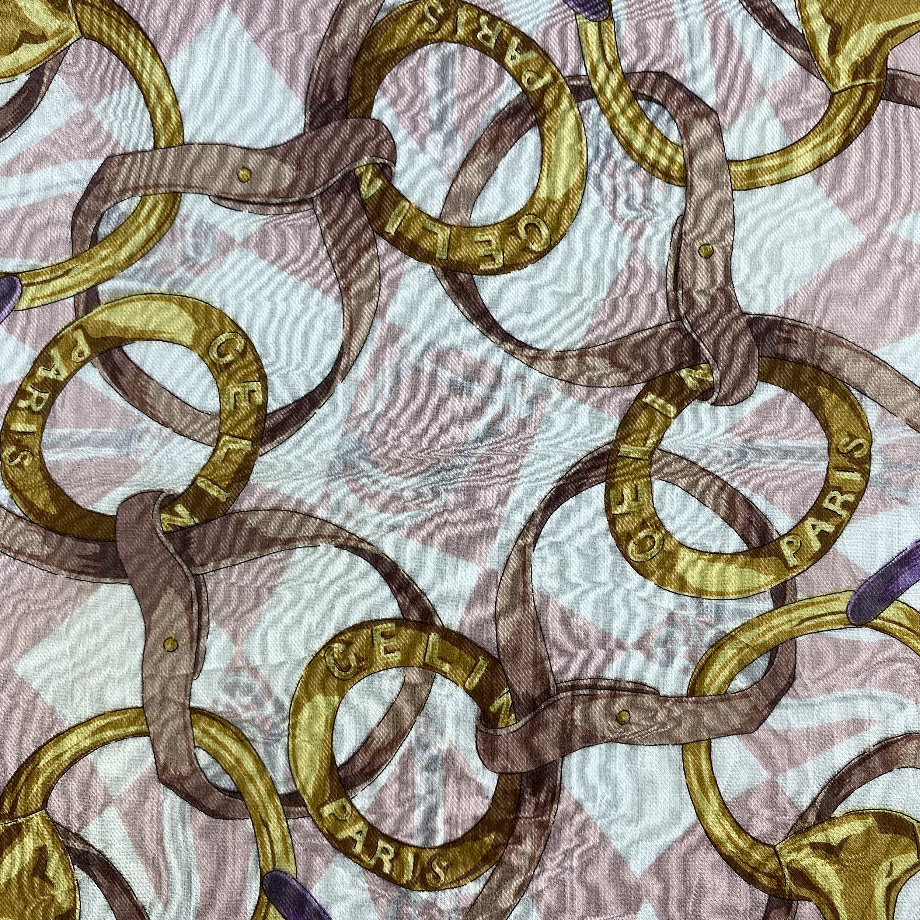 Celine × Vintage Celine Bandana/ Handkerchief / Neckerchief Size ONE SIZE - 4 Thumbnail