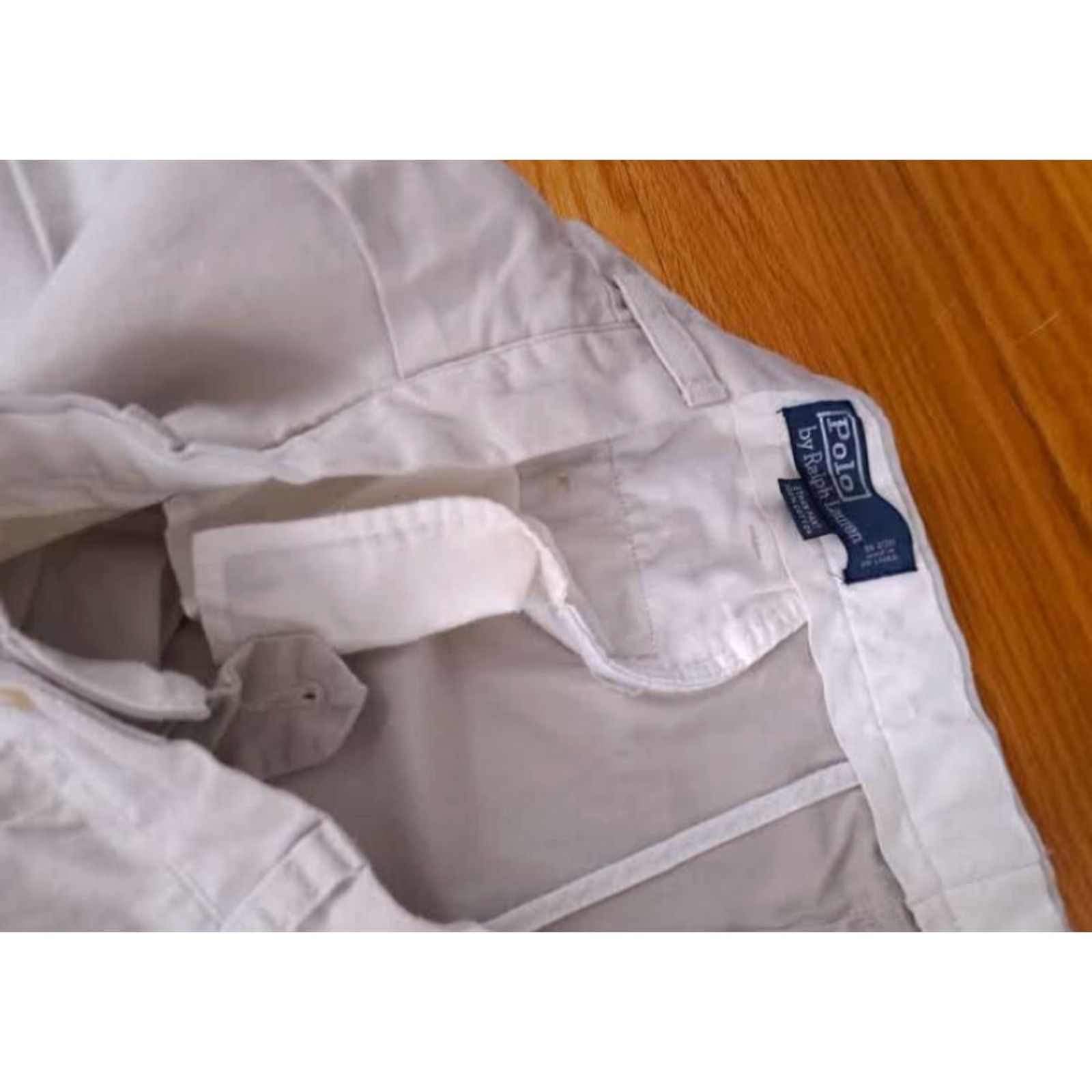 Polo Ralph Lauren Polo Ralph Lauren Chino Pants Men 38 Regular Beige 32 Inseam 31-32 Waist Canvas Button Pockets Size US M / EU 48-50 / 2 - 3 Thumbnail