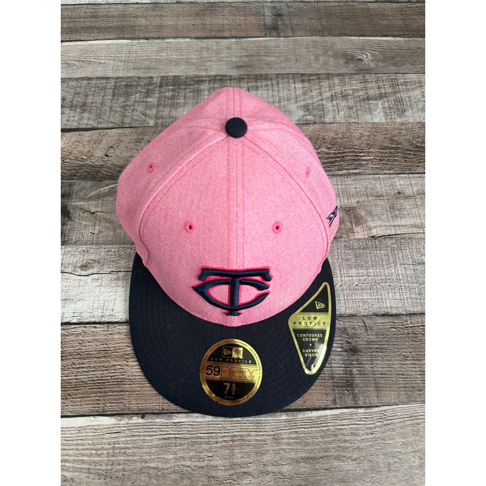 New Era Minnesota Twins New Era 59Fifty Fitted Hat Size 7 5/8 Size ONE SIZE - 3 Thumbnail