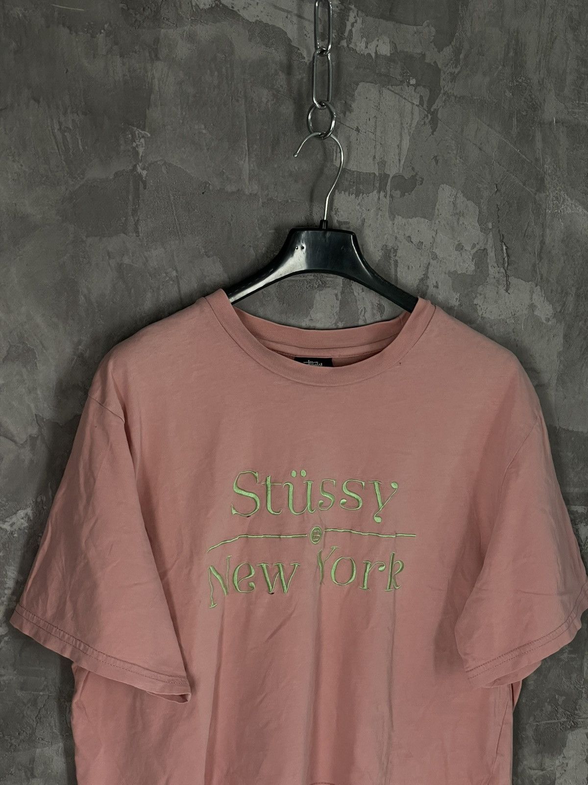 Stussy × Vintage Stussy Vintage T Shirt Rap Deadstock Crop Big Logo Size M / US 6-8 / IT 42-44 - 7 Thumbnail