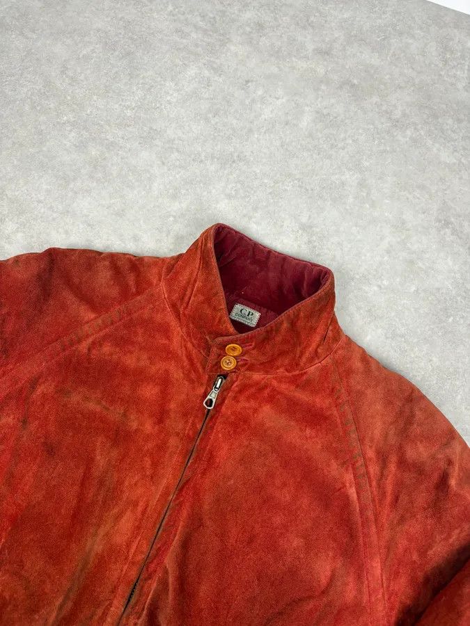 C.P. Company 1990s CP Company Red Suede Leather Jacket Size US M / EU 48-50 / 2 - 4 Thumbnail