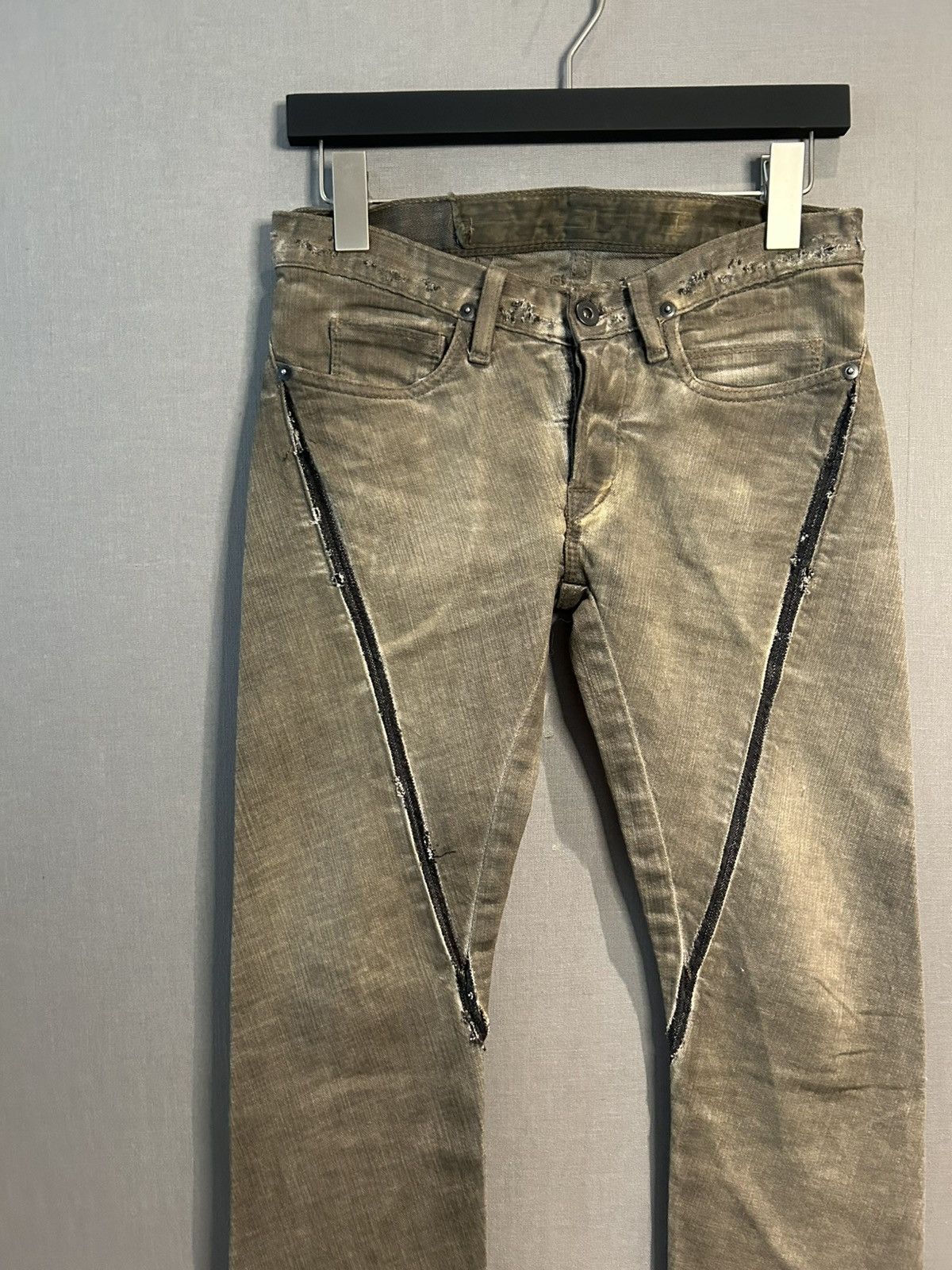 Rick Owens Rick Owens FW07 “Dust” Spiral Cut Jeans Size US 29 - 2 Thumbnail