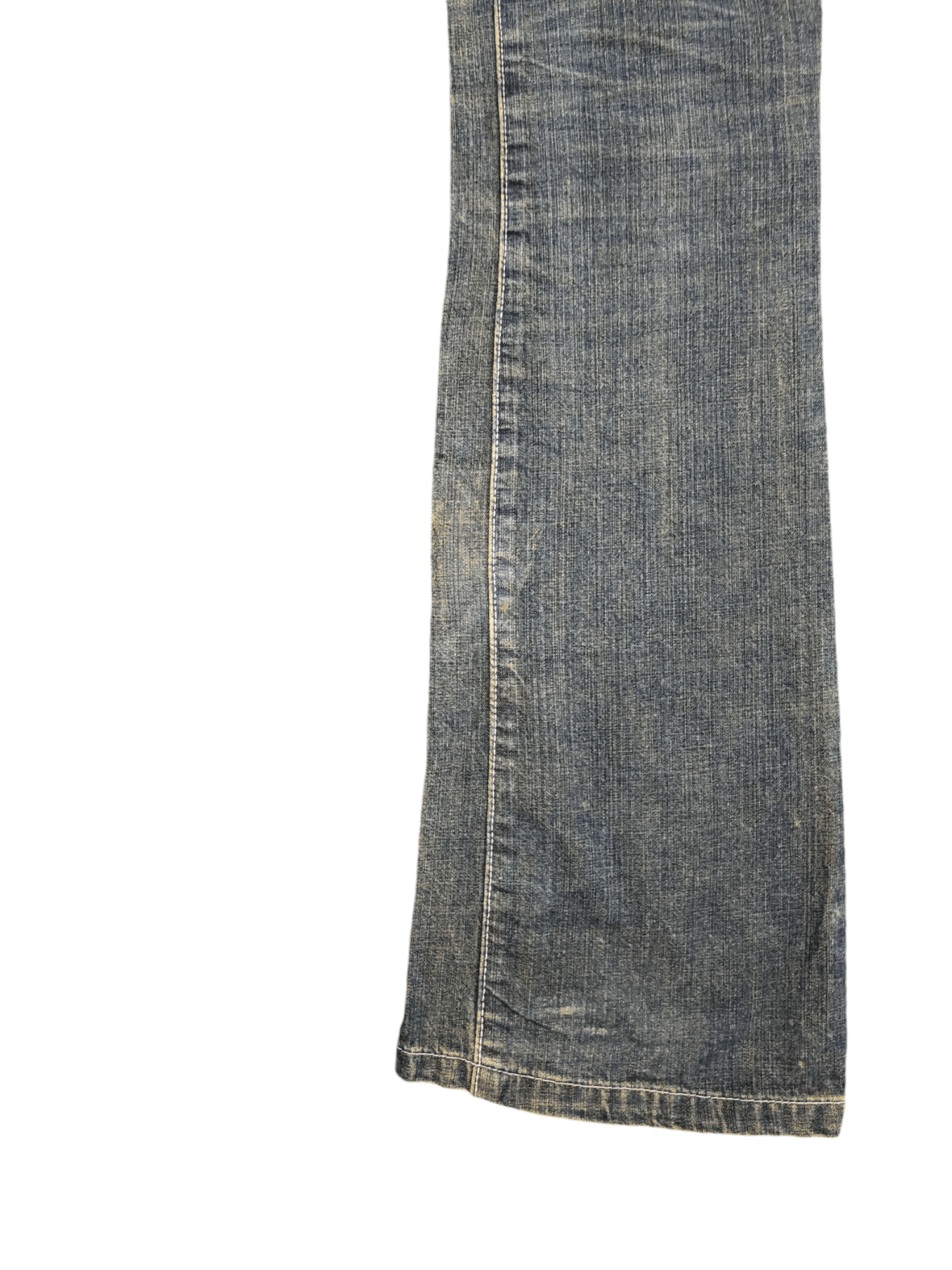 If Six Was Nine Flare Jeans Kyoto Homay Clawmark Faded Low Rise Bootcut Y2k Size US 28 / EU 44 - 19 Thumbnail