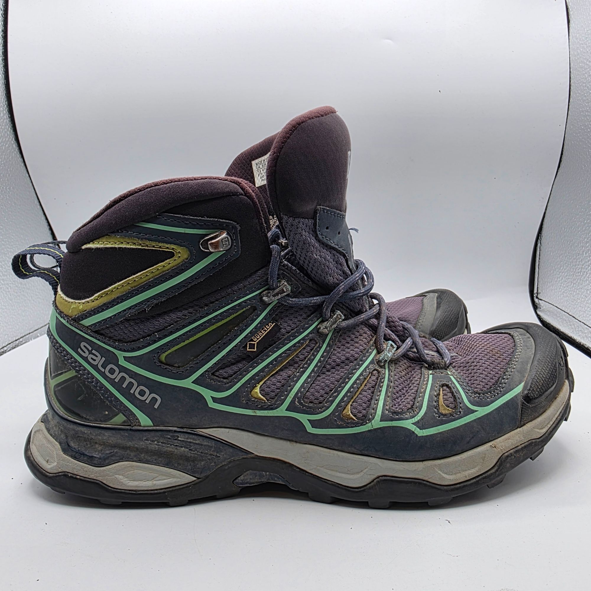 Salomon Salomon X Ultra Mid 2 GTX Womens Size 9 Hiking Shoes Camping Size US 9 / IT 39 - 12 Thumbnail