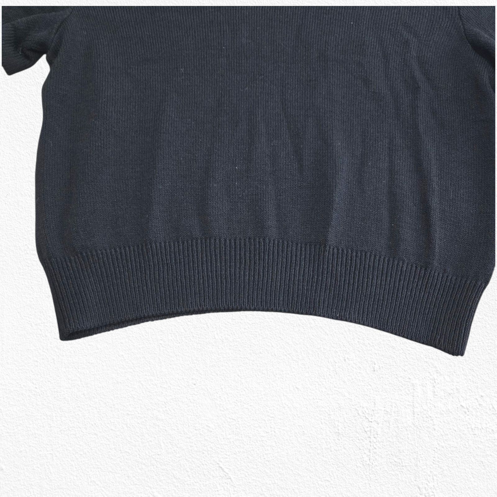 Other 90s St. John Black Short Sleeve Knit Sweater Size Small Size S / US 4 / IT 40 - 6 Thumbnail