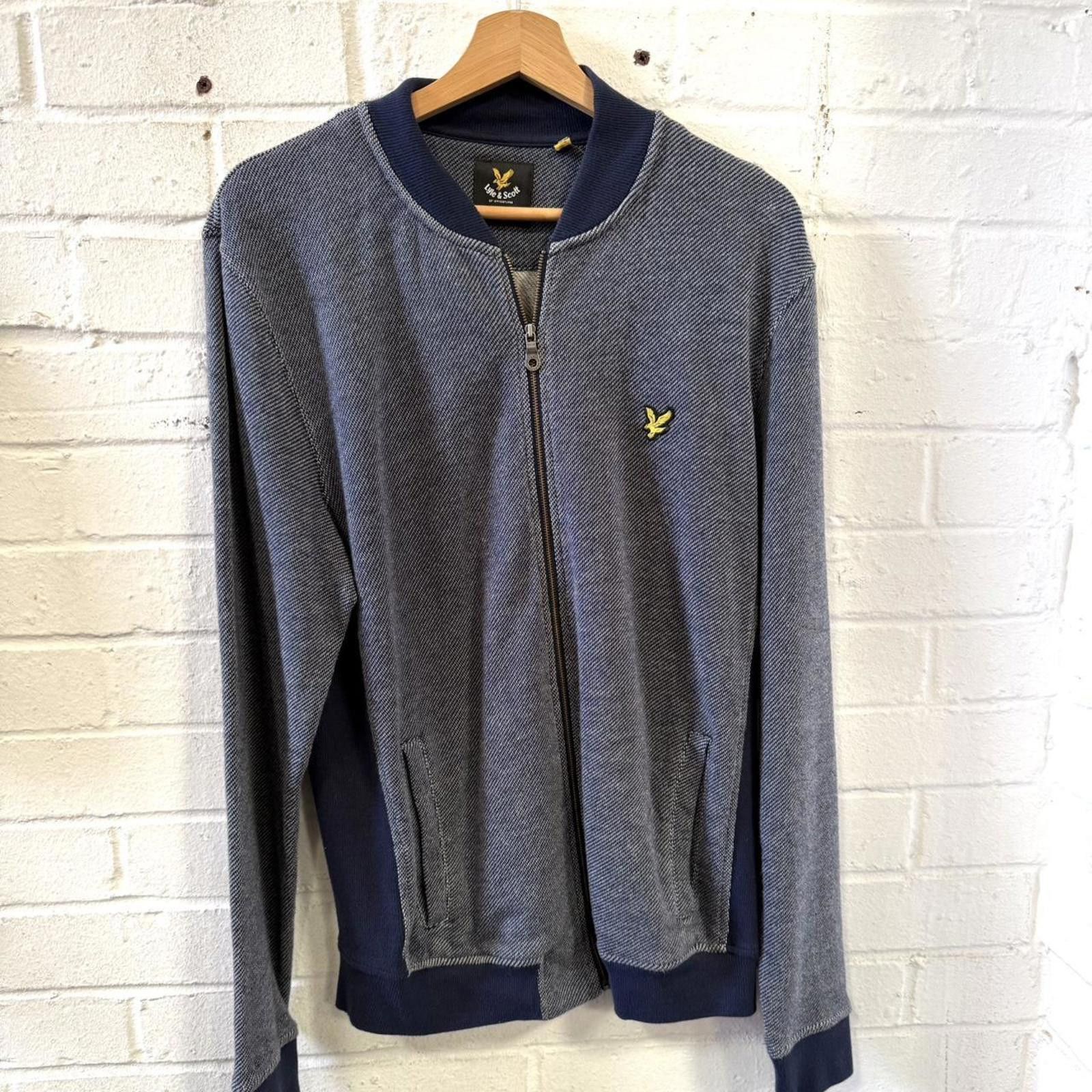 Lyle & Scott Lyle & Scott Men's Blue and Navy Jacket Size US L / EU 52-54 / 3 - 1 Thumbnail