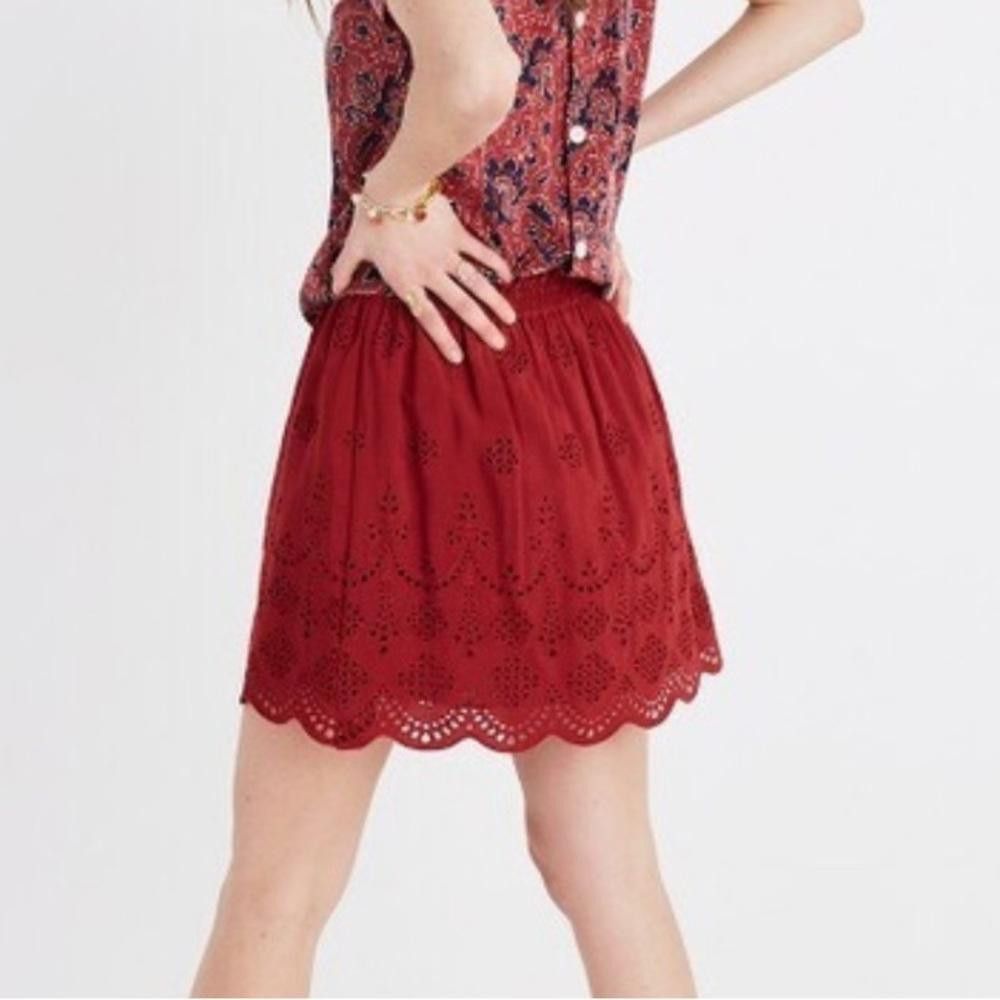 Madewell Madewell l Rust Eyelet Skirt Size Small Size 28" / US 6 / IT 42 - 10 Thumbnail