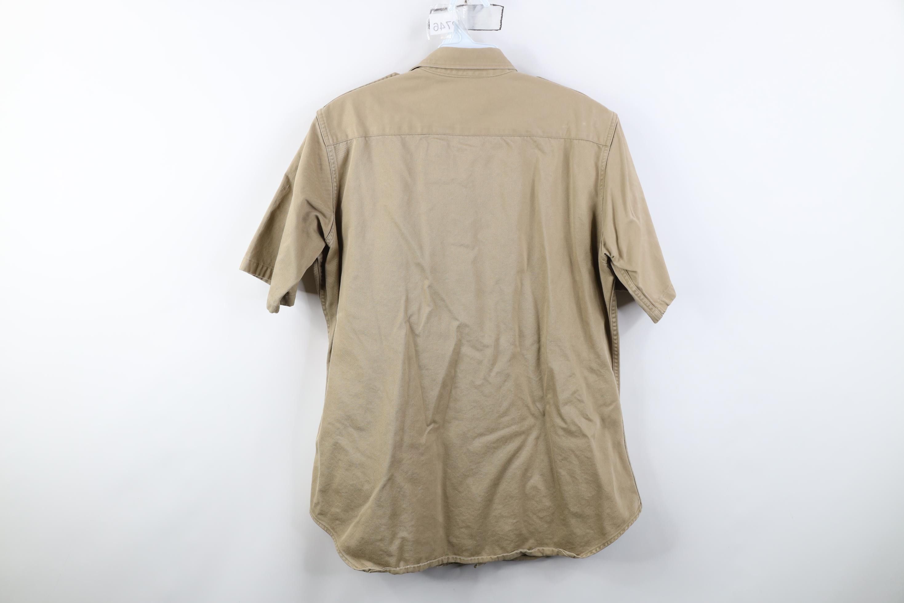 Vintage Vintage 50s Korean War Twill Military Button Shirt USA Size US M / EU 48-50 / 2 - 11 Thumbnail