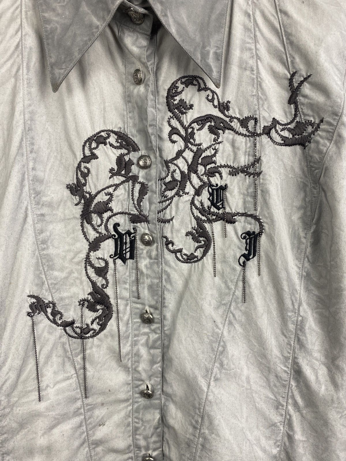 Versace 🇮🇹 Vintage 1973 Versace Archive Women’s Shirt Very Rare Retro Size XL / US 12-14 / IT 48-50 - 5 Thumbnail
