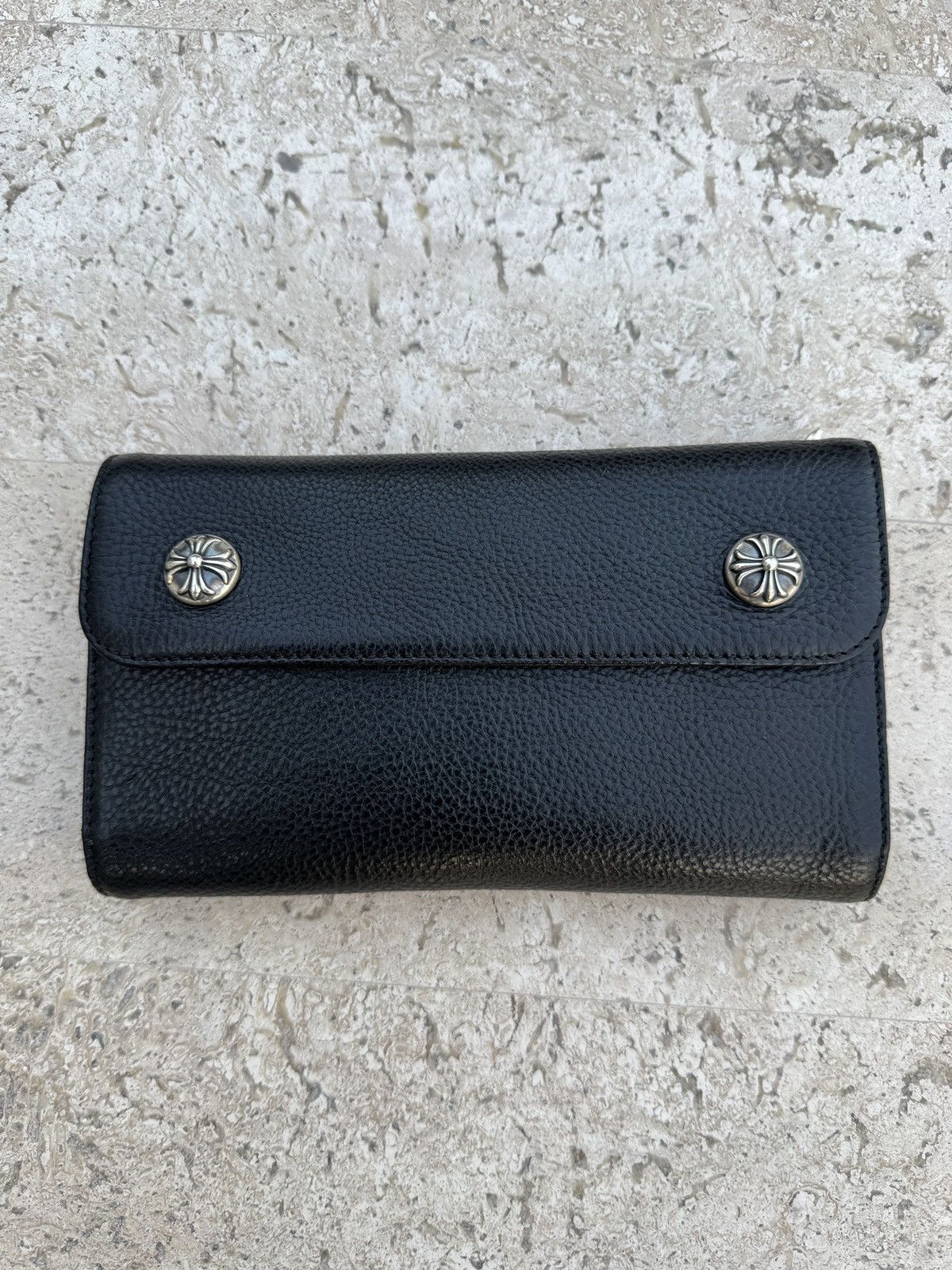Chrome Hearts Chrome Hearts Wave Wallet with Dagger Size ONE SIZE - 1 Thumbnail