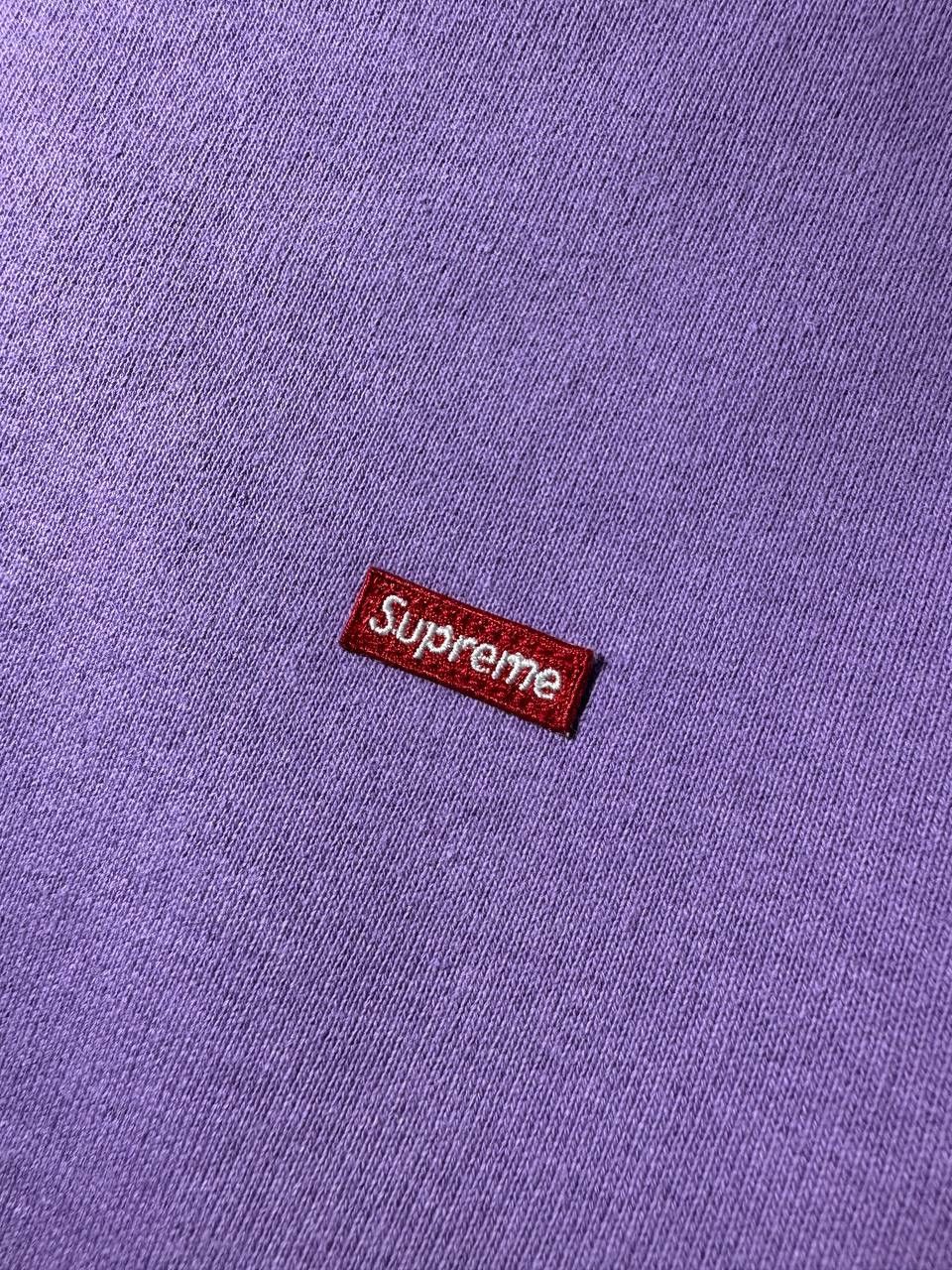 Supreme Supreme FW19 Small Box Crewneck Sweatshirt Light Violet Size US L / EU 52-54 / 3 - 4 Thumbnail