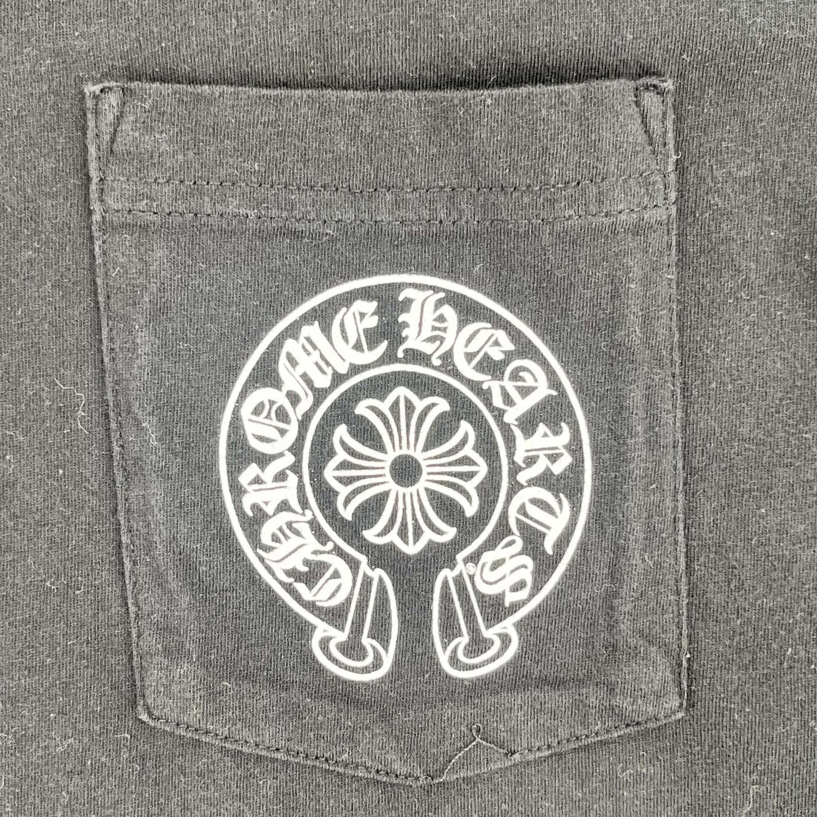 Chrome Hearts Chrome Hearts Horseshoe Tee Large Black Used L Size US L / EU 52-54 / 3 - 6 Thumbnail