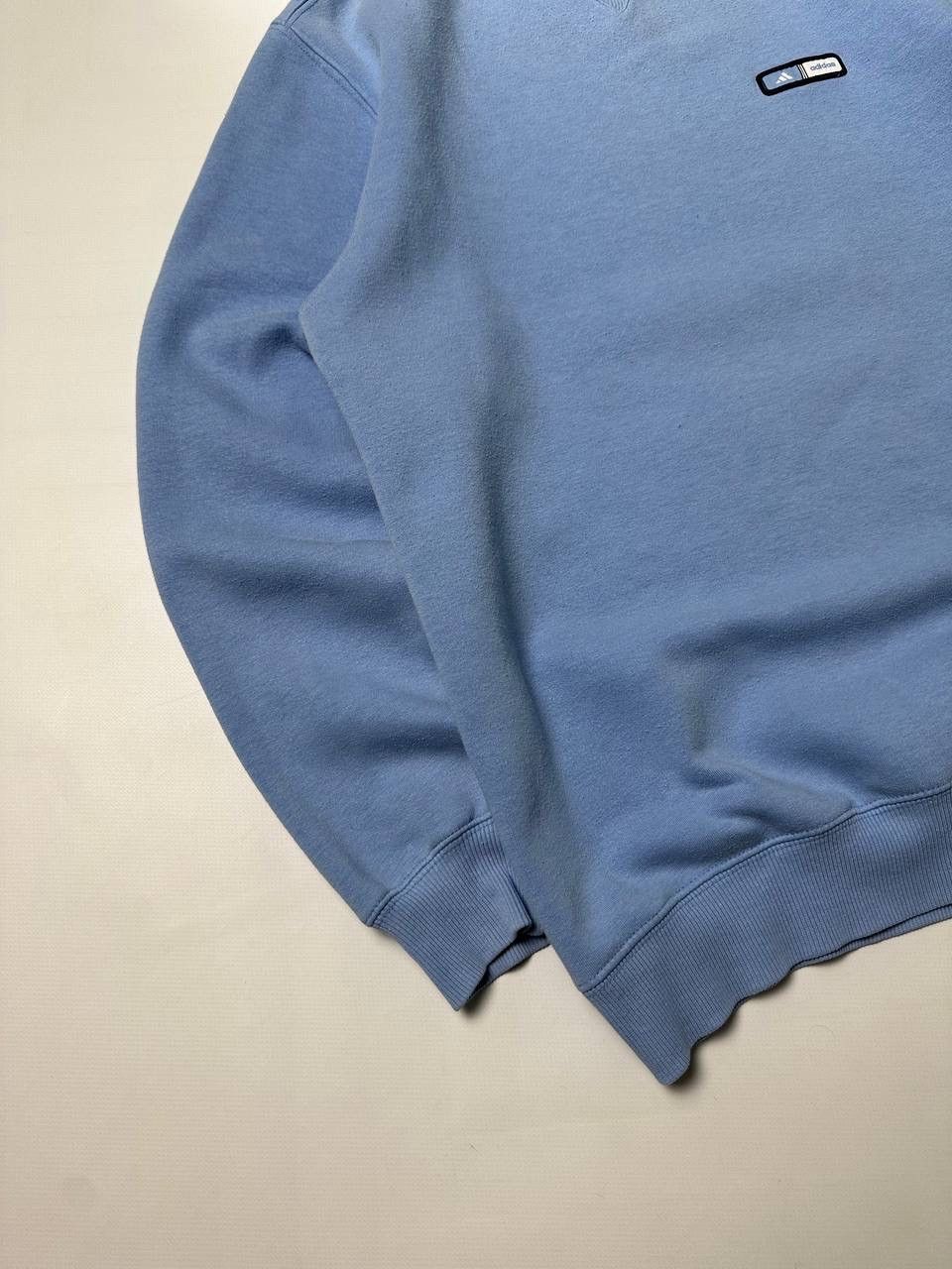 Adidas Vintage 90s Adidas Blue Sweatshirt Mini Logo Size US S / EU 44-46 / 1 - 2 Thumbnail