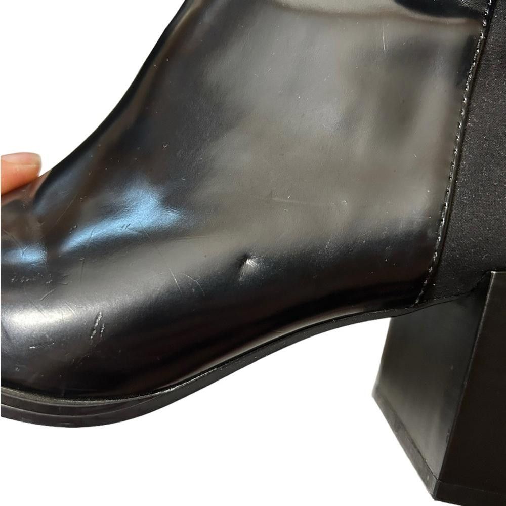 Zara Zara l Leather Suede Buckle Heeled Booties Size 9/40 Size US 9 / IT 39 - 8 Thumbnail