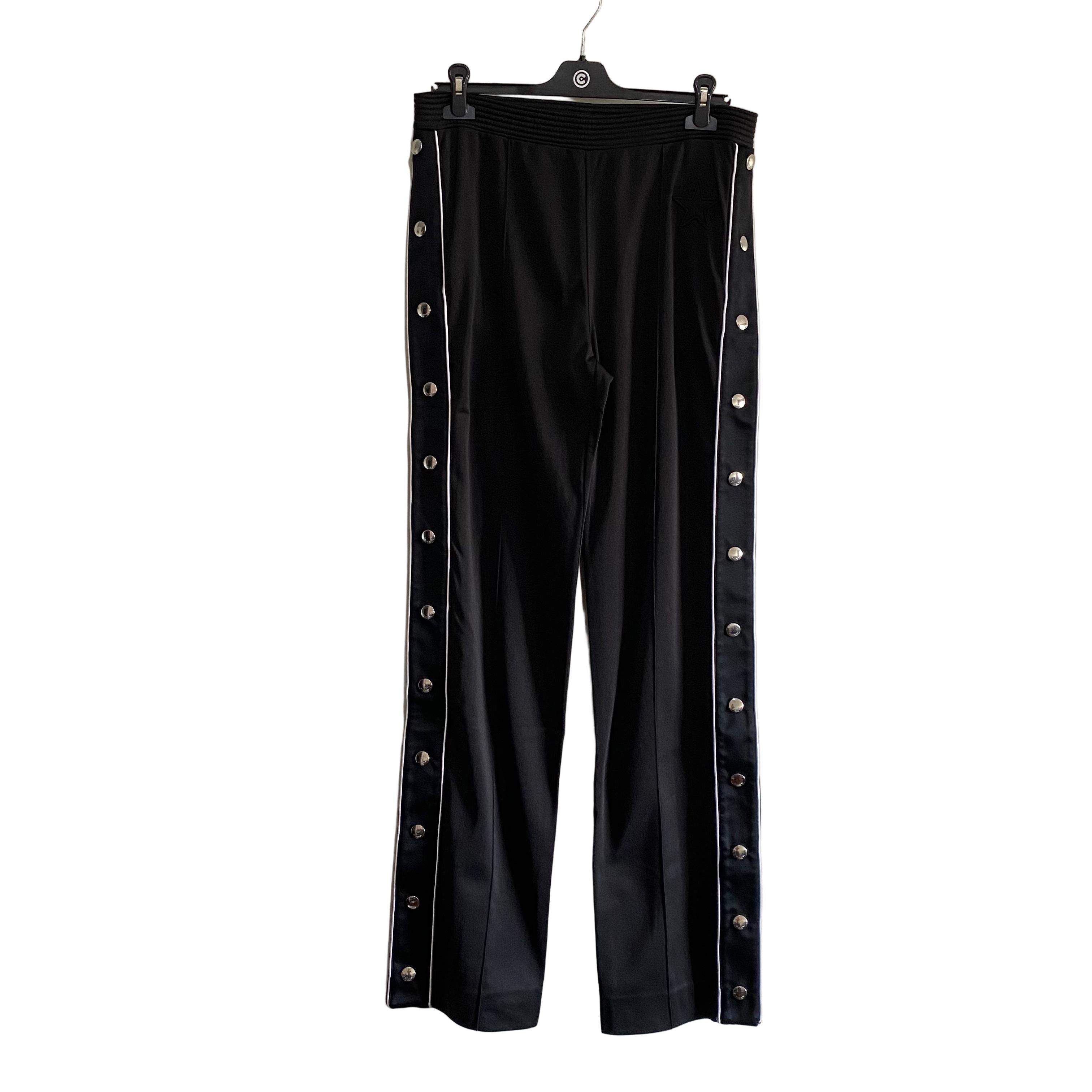 Givenchy Black Embroidered Star Snap Button Track Pants Size US 36 / EU 52 - 1 Thumbnail