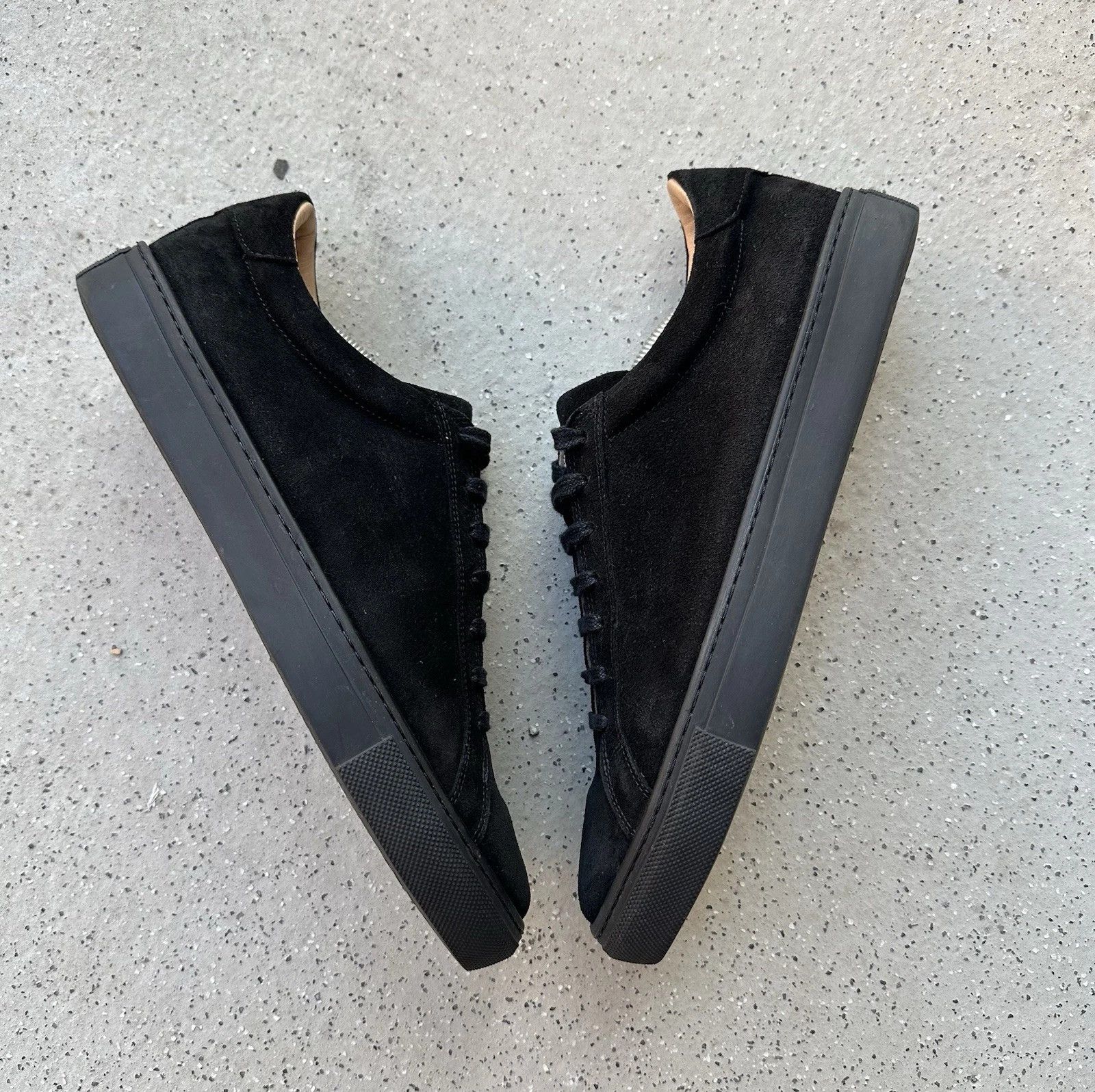 Suitsupply SUITSUPPLY Shoes Men's Lace up Low Top Suede Leather Sneaker Size US 12 / EU 45 - 2 Thumbnail