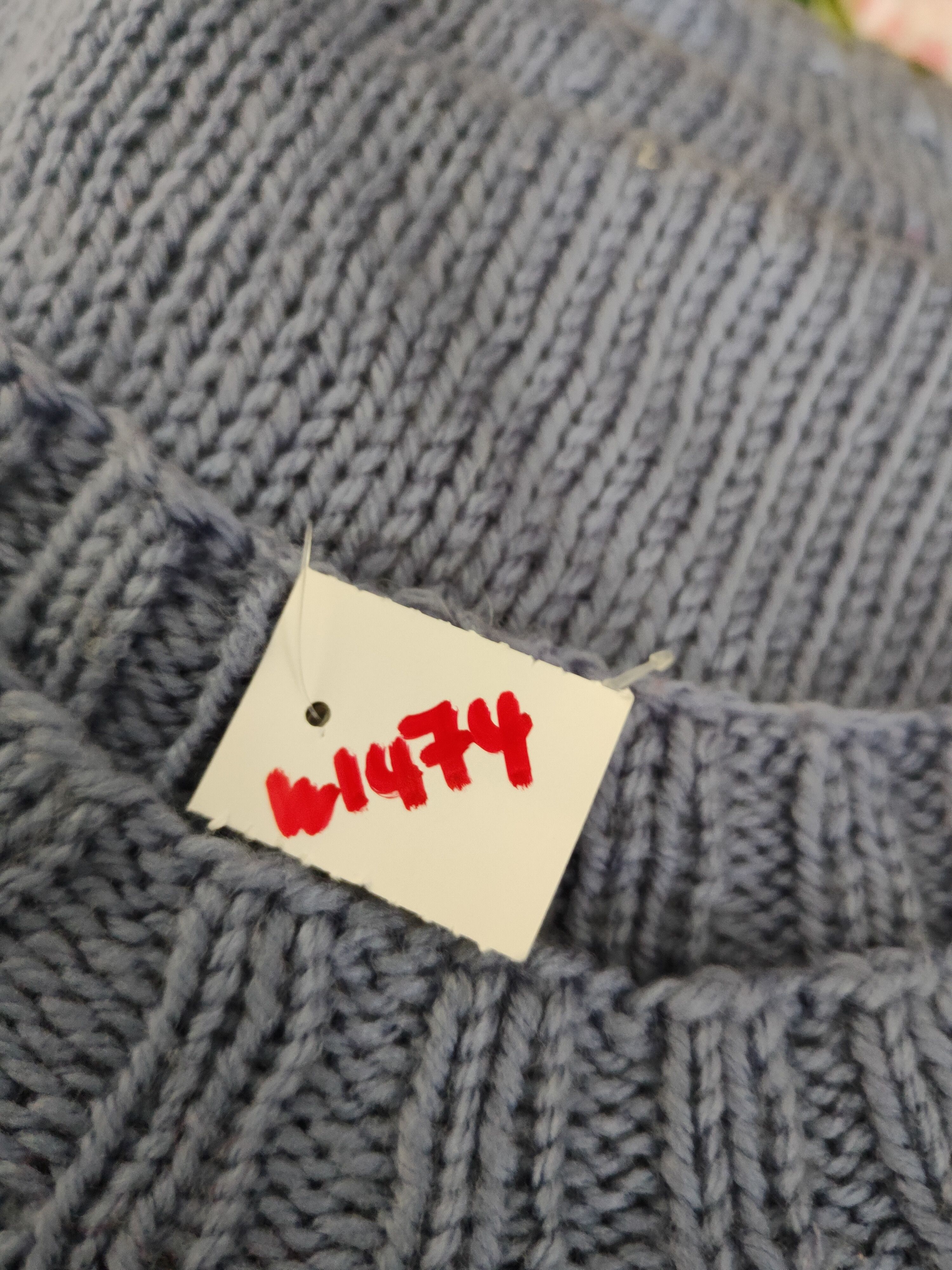 Homespun Knitwear × Japanese Brand × Vintage Japanese Brand Blue Knitwear Sweatshirts #W1474 Size L / US 10 / IT 46 - 10 Thumbnail