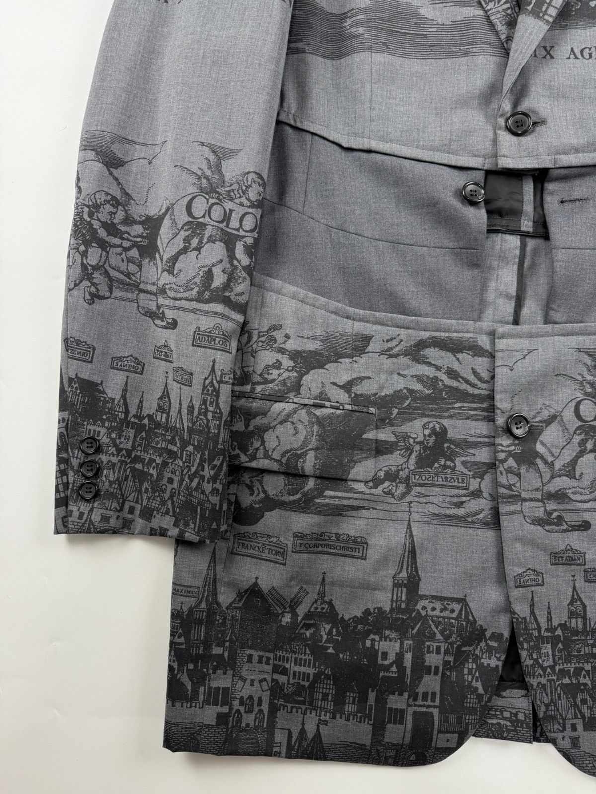 Comme des Garcons Comme des Garcons Homme Plus S/S’20 Printed Long Jacket Size US L / EU 52-54 / 3 - 5 Thumbnail