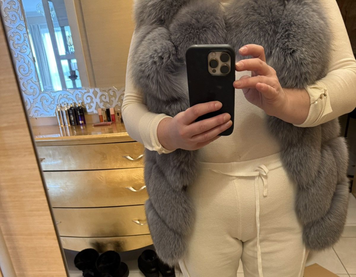Vintage Fur fox veste Size M / US 6-8 / IT 42-44 - 5 Thumbnail