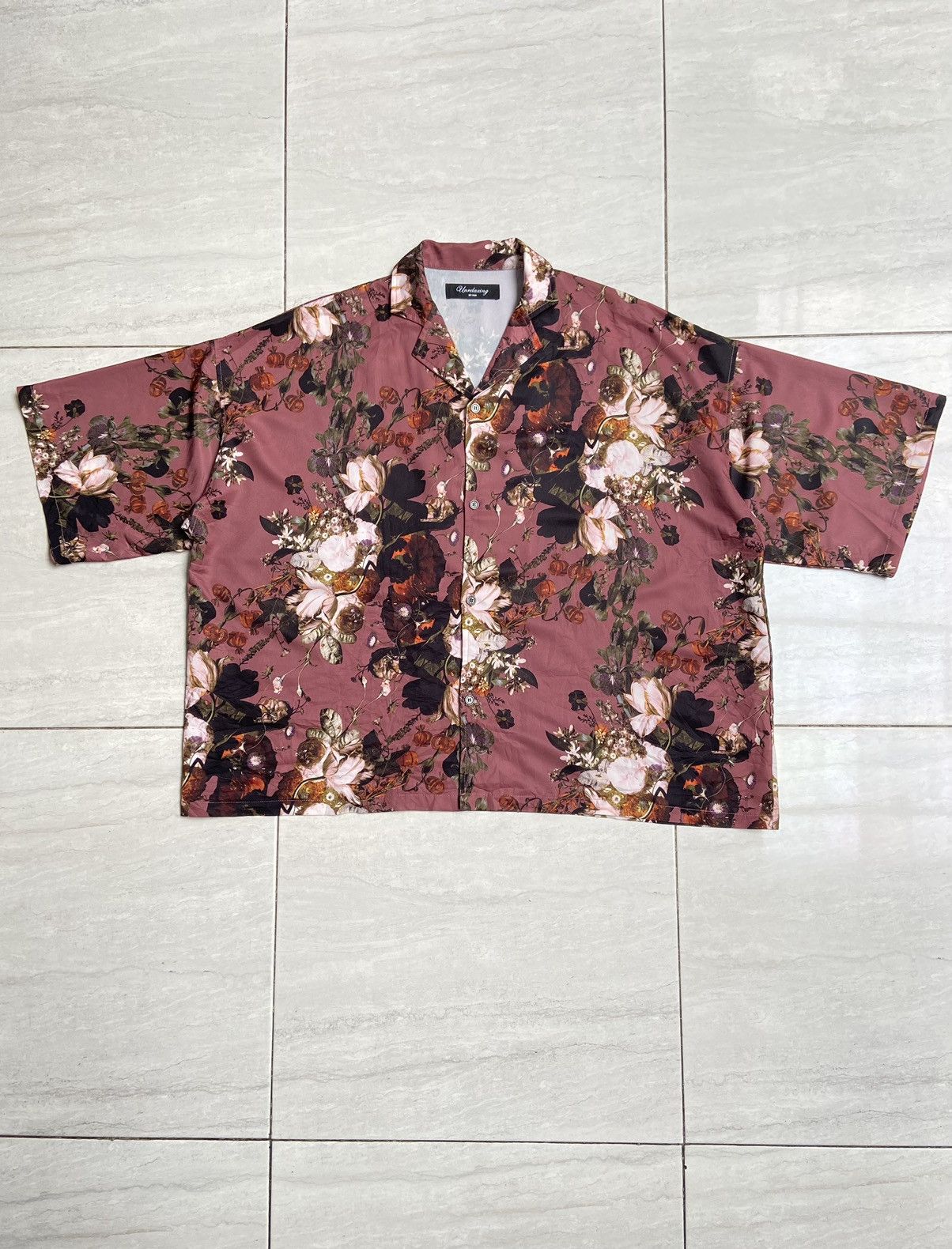 Designer × Japanese Brand UNRELAXING DESIGN Flowers Motive Shirt Size US XXL / EU 58 / 5 - 6 Thumbnail