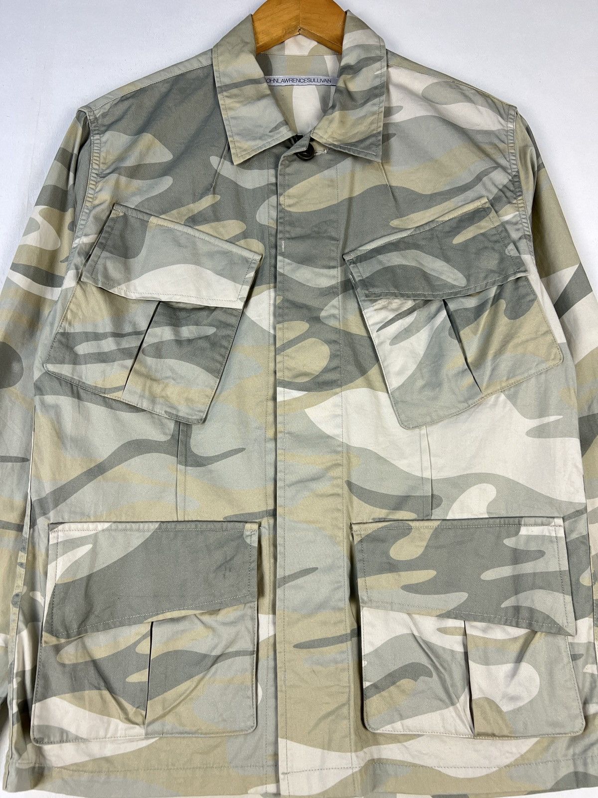 JOHN LAWRENCE SULLIVAN 💥 John Lawrence Sullivan Camo Split Pocket Jacket Size US S / EU 44-46 / 1 - 3 Thumbnail