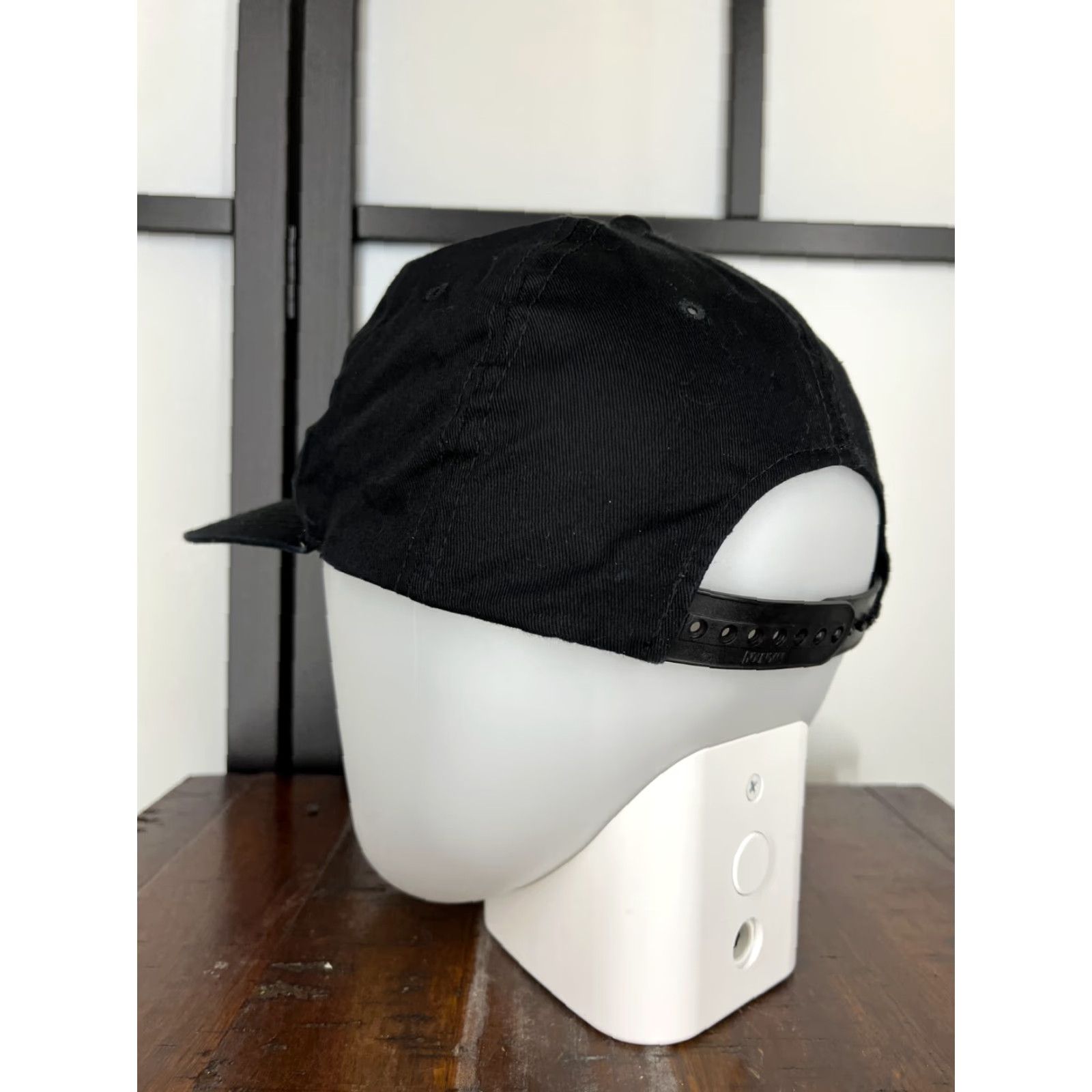 Vintage VINTAGE? No, it's a Youngan Hat Co Snapback Hat Black 100% Cotton Twill Ski Logo Cap One Size Men Adjustable Adult Black Logo Ski Hat Size ONE SIZE - 5 Thumbnail
