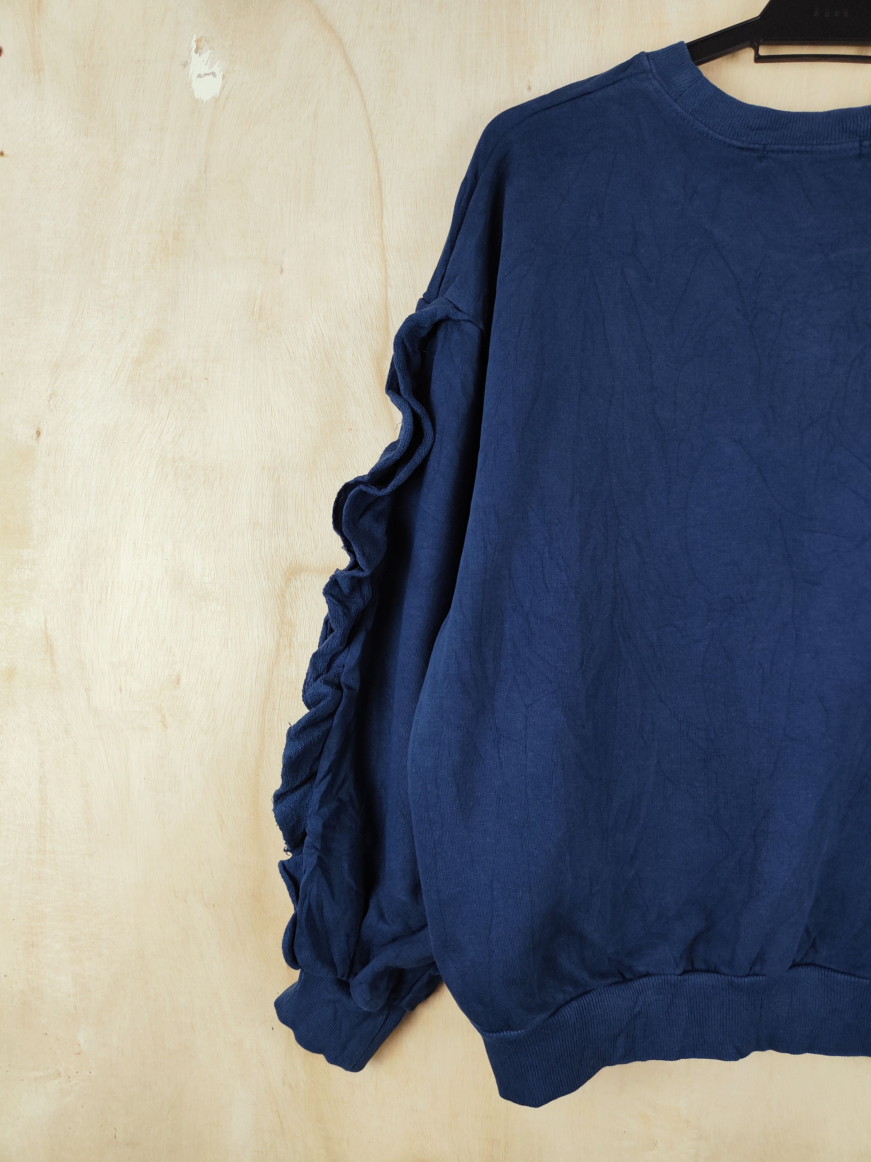 Vintage Avant-garde design 💥 Emsexcite Dark Blue Sweatshirts Size M / US 6-8 / IT 42-44 - 8 Thumbnail