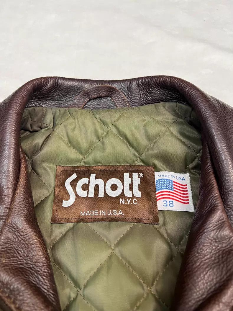 Schott Schott Men's leather jackets Size US XS / EU 42 / 0 - 2 Thumbnail
