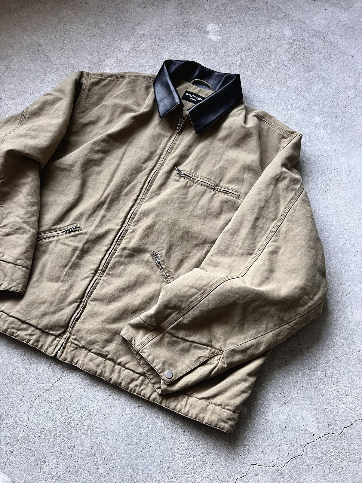 Balenciaga Balenciaga Worker Jacket Canvas Size US L / EU 52-54 / 3 - 6 Thumbnail