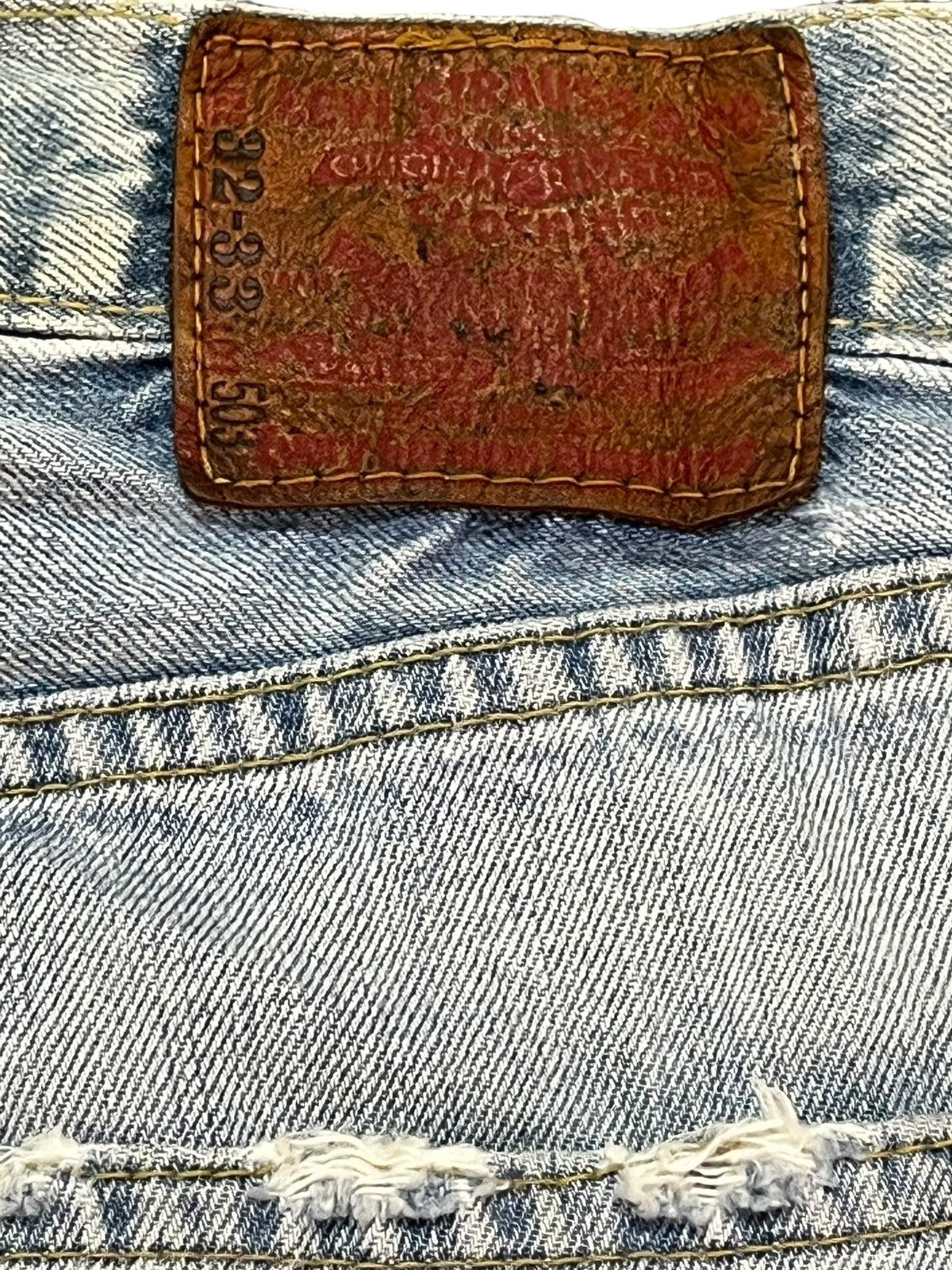 Levi's Vintage levi’s 503 Wide Leg Baggy Faded Denim Size US 31 - 8 Thumbnail