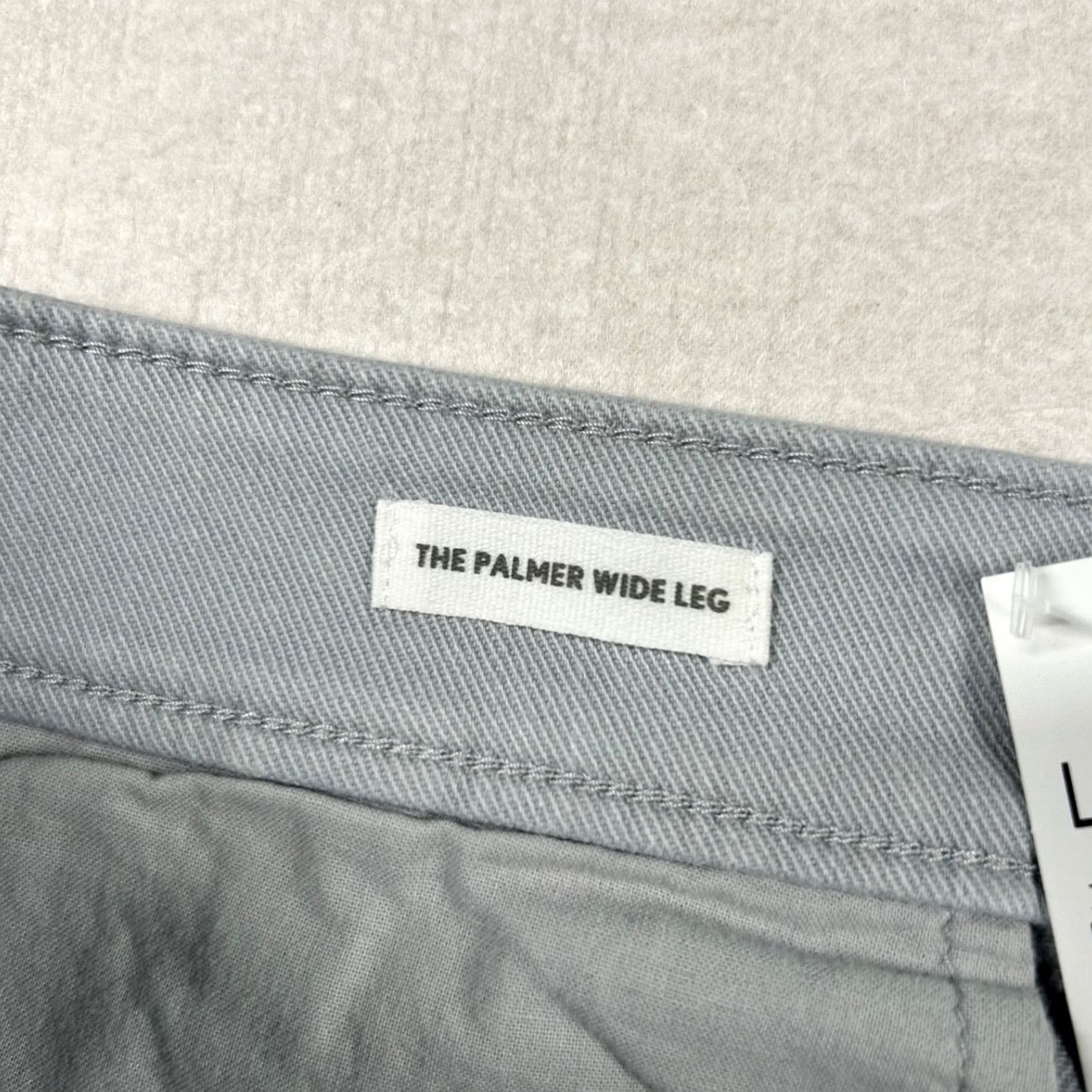 Vintage Loft Pants Womens 14 The Palmer Wide Leg High Rise Twill Gray Silver Size 36" / US 14 / IT 50 - 6 Thumbnail