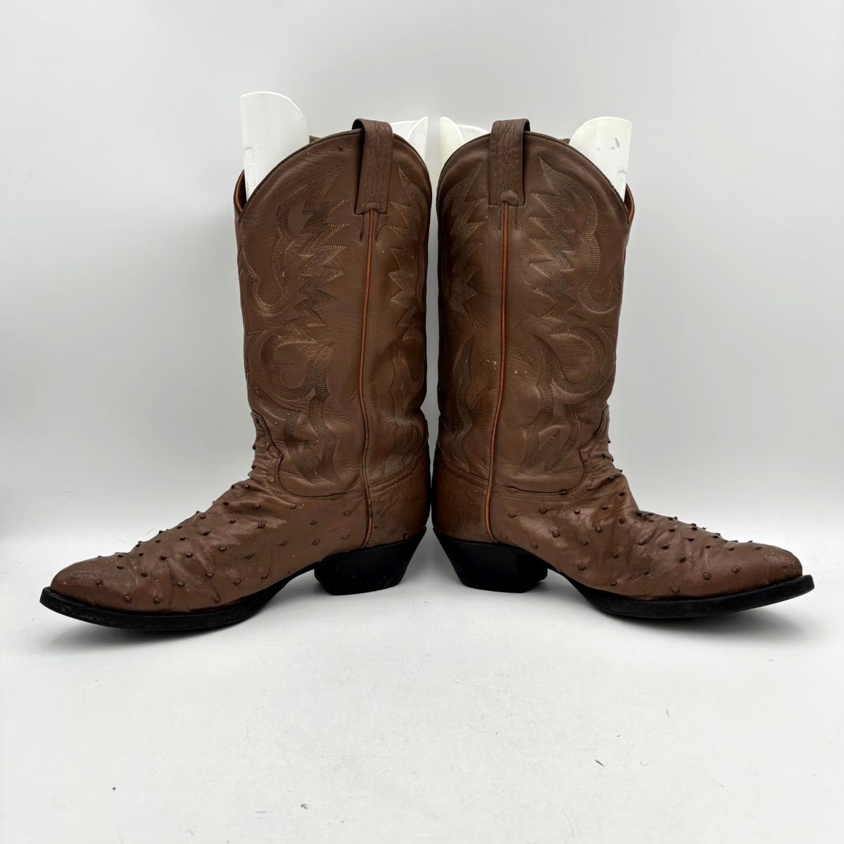 Tony Lama Tony Lama Western Boots Ostrich Leather Cowboy 9.5 EE Men's Size US 10 / EU 43 - 6 Thumbnail