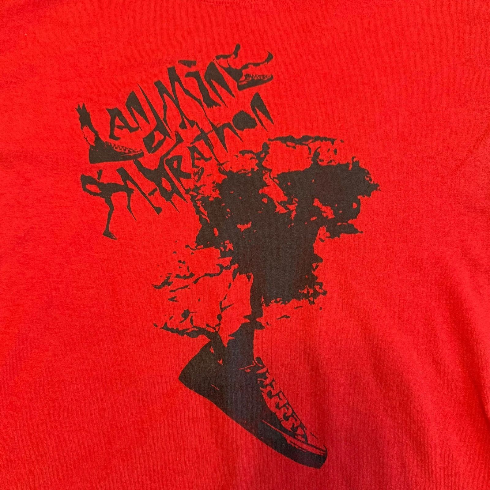 Band Tees Landmine Marathon Band Vintage Red T-Shirt Size S Size US S / EU 44-46 / 1 - 2 Thumbnail
