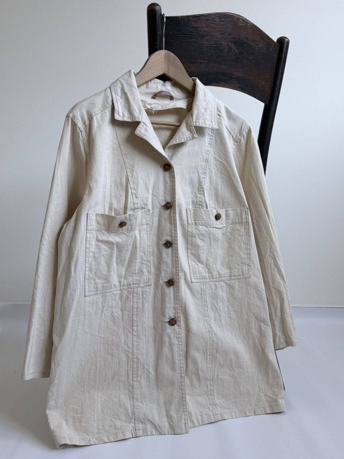 Vetra Vintage 70s French Chore Work Jacket Size US M / EU 48-50 / 2 - 2 Thumbnail