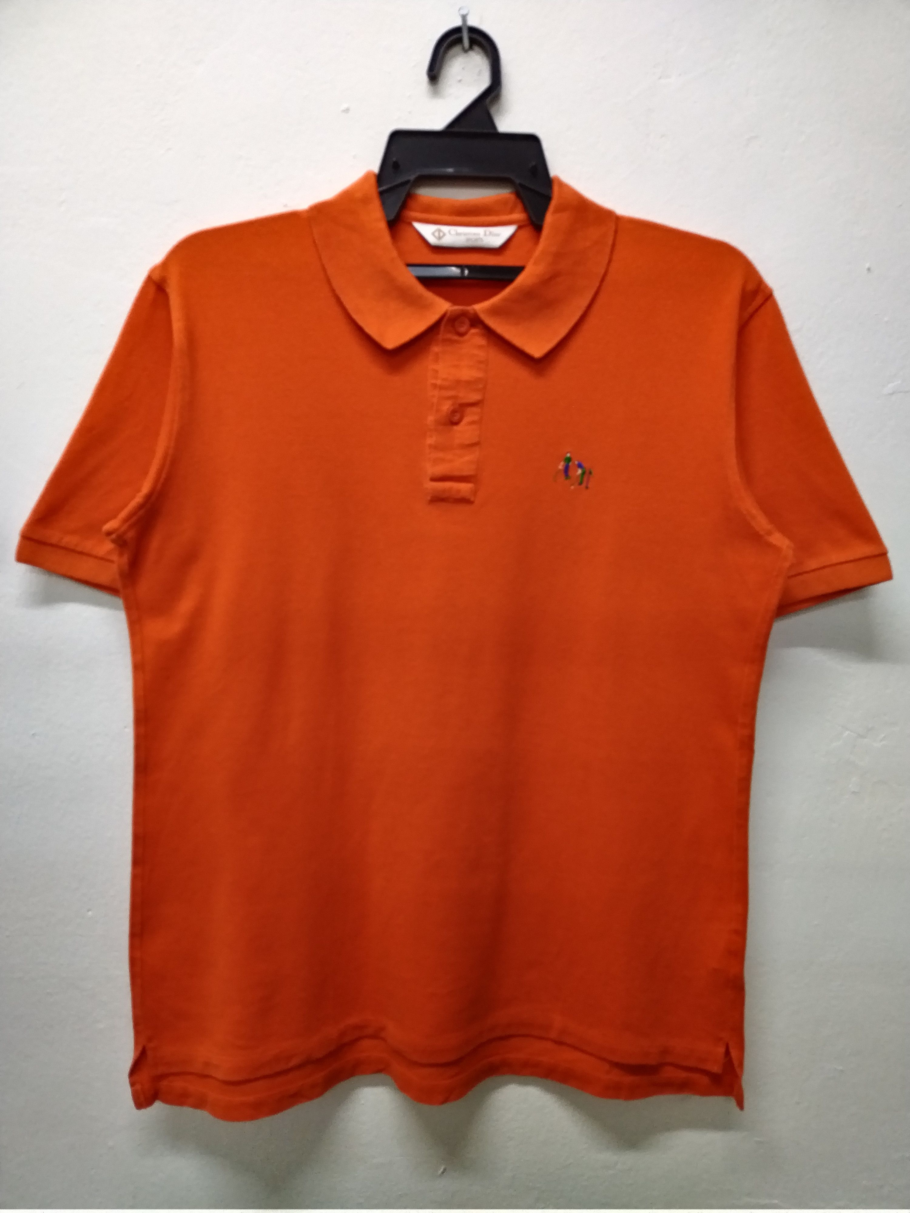 image of Christian Dior Monsieur x Dior Vintage Christian Dior Sports Polo Golf Shirt in Orange (Size Medium
