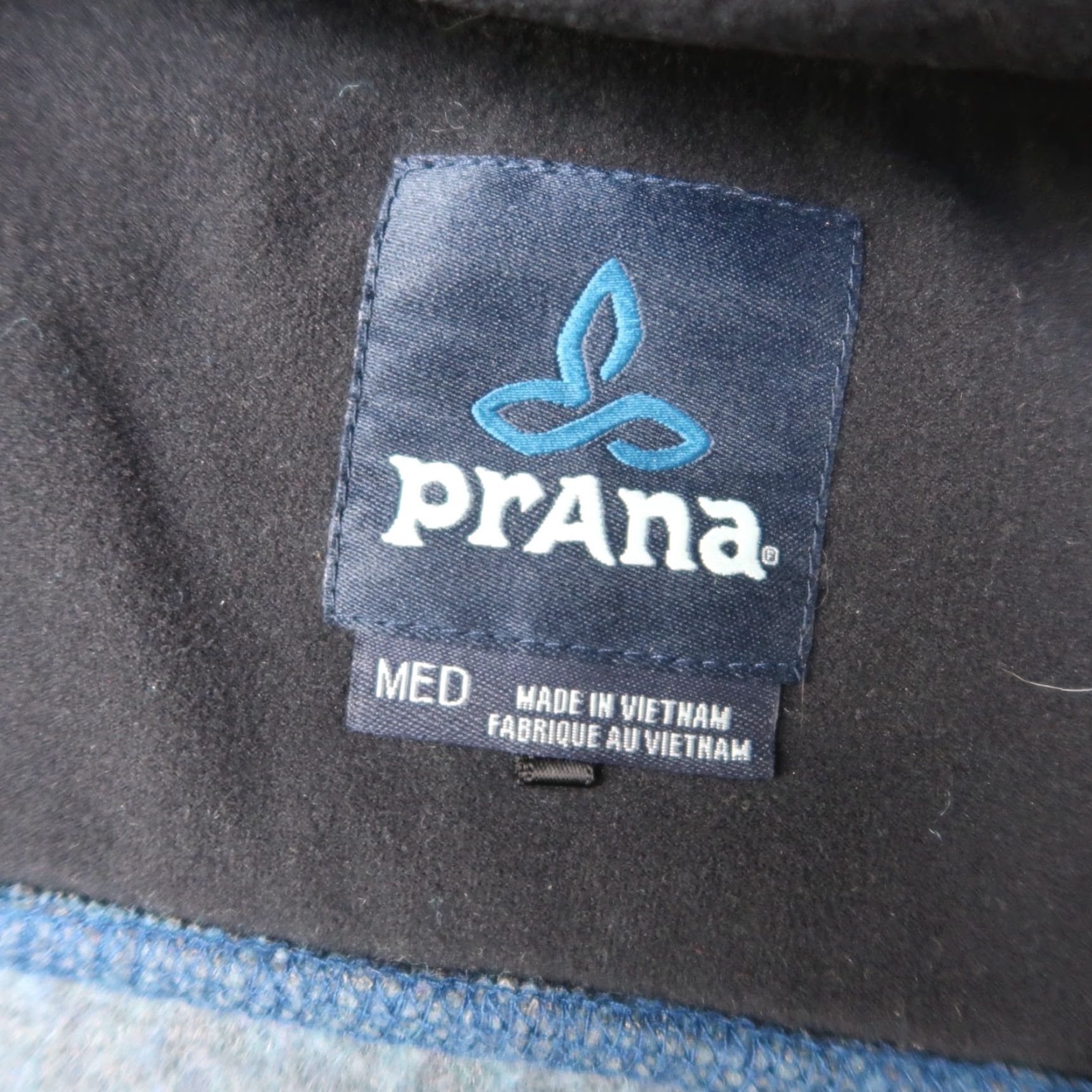 Prana prAna Sweater Jacket Mens M Blue Full Zip Wool Blend Ribbed Mock Size US M / EU 48-50 / 2 - 7 Thumbnail