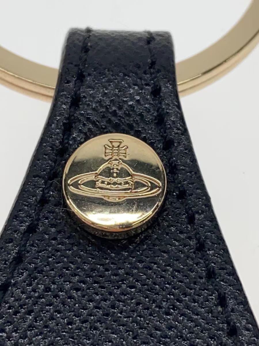 Vivienne Westwood 3D Orb Leather Keyring Size ONE SIZE - 3 Thumbnail