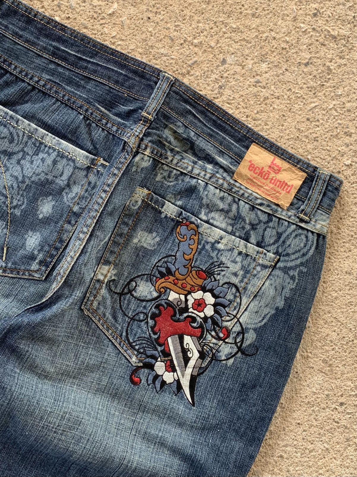 Ecko Unltd. × Marc Ecko Vintage Marc Ecko unlimited baggy jeans Size US 36 / EU 52 - 3 Thumbnail