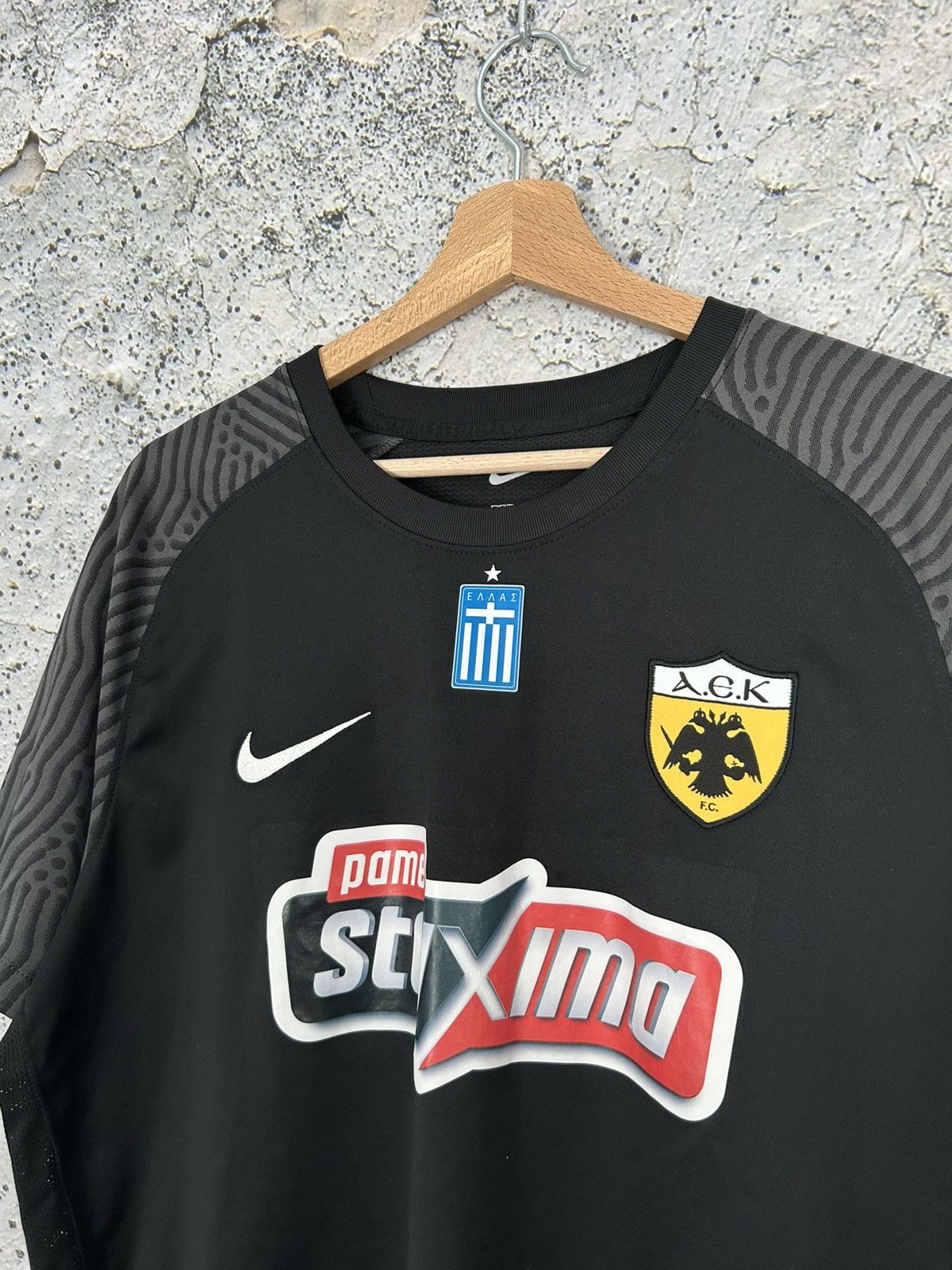 Nike Nike AEK Athens Soccer Jersey Rare Football Vintage Sprot Size US XL / EU 56 / 4 - 3 Thumbnail