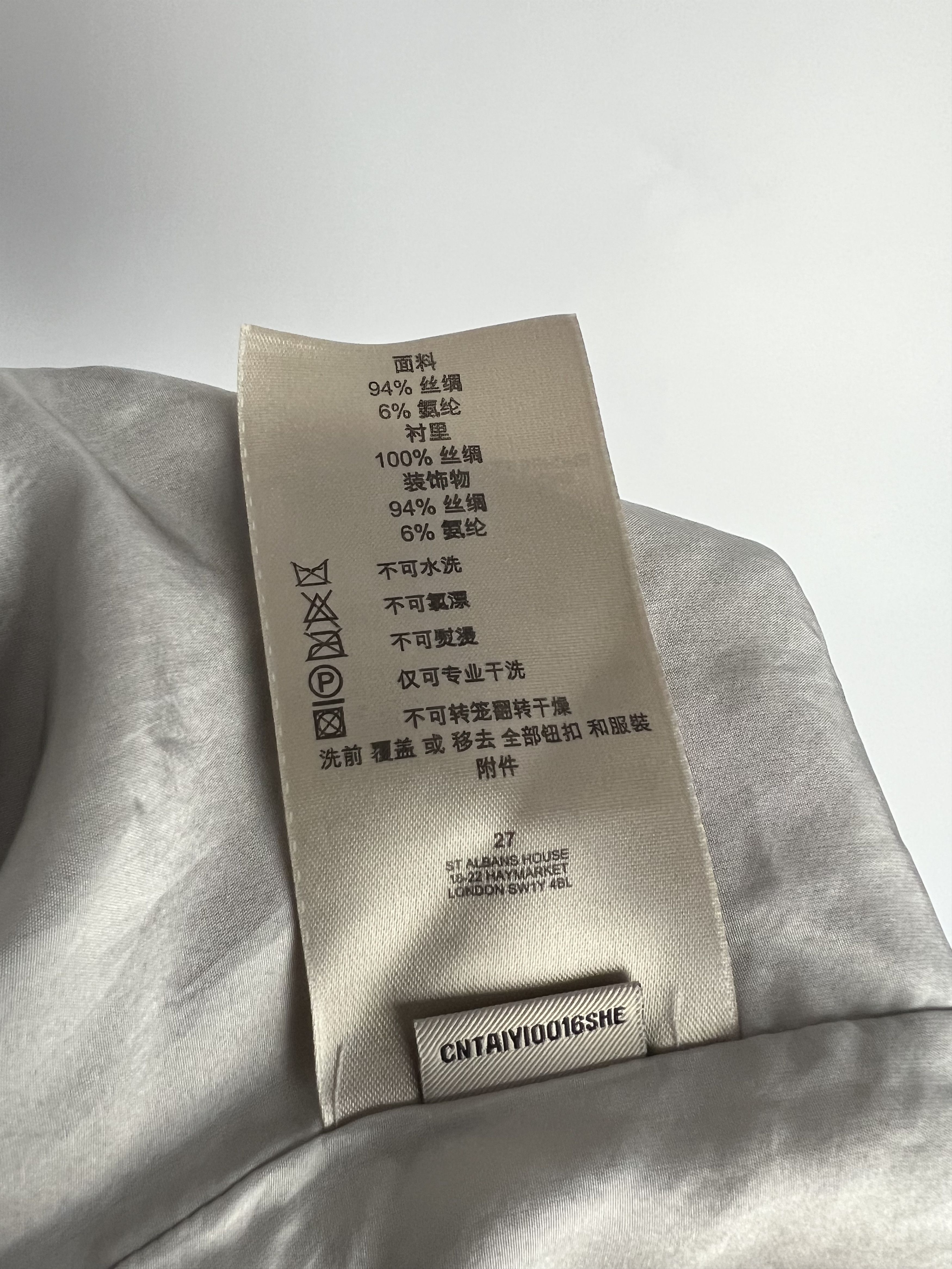 Burberry Burberry Gray Sleeveless Silk Belt Dress Size IT40 US6 UK8 Size S / US 4 / IT 40 - 11 Thumbnail