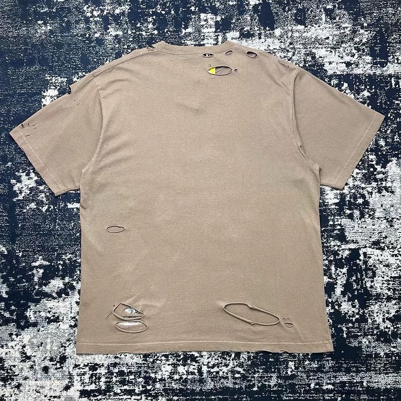 Balenciaga Balenciaga Ripped Logo Print Short Sleeve T-Shirt Size US XS / EU 42 / 0 - 2 Thumbnail