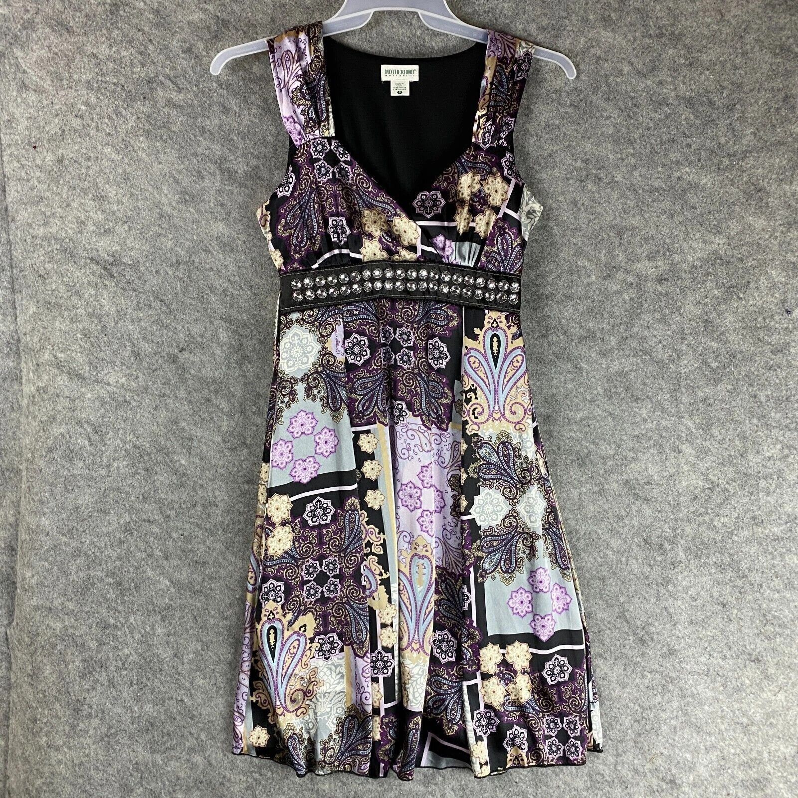 Other Motherhood Maternity Dress Small Women's A-Line Paisley S Size S / US 4 / IT 40 - 1 Thumbnail